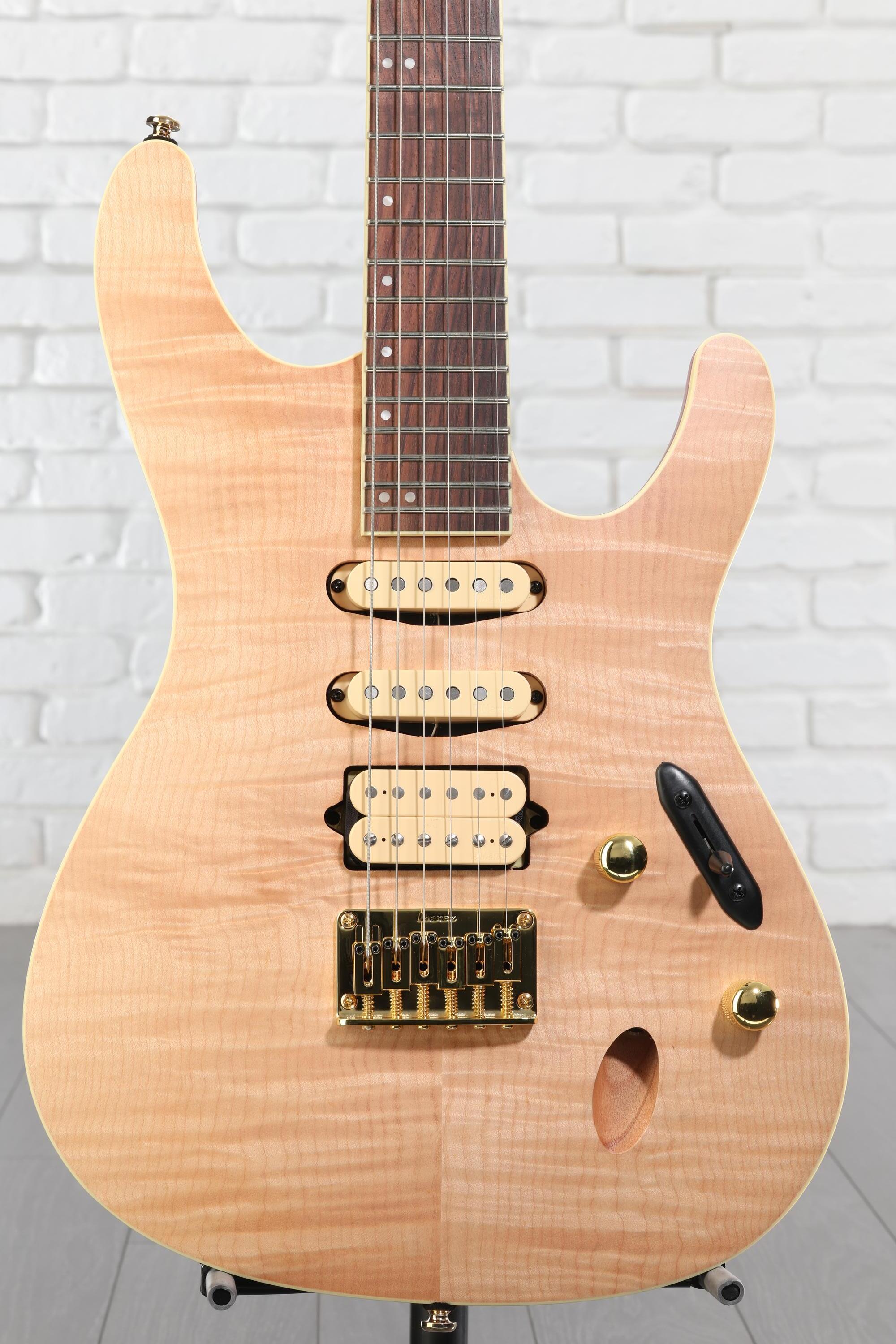 Ibanez Standard SEW761FM Electric Guitar - Natural Flat | Sweetwater