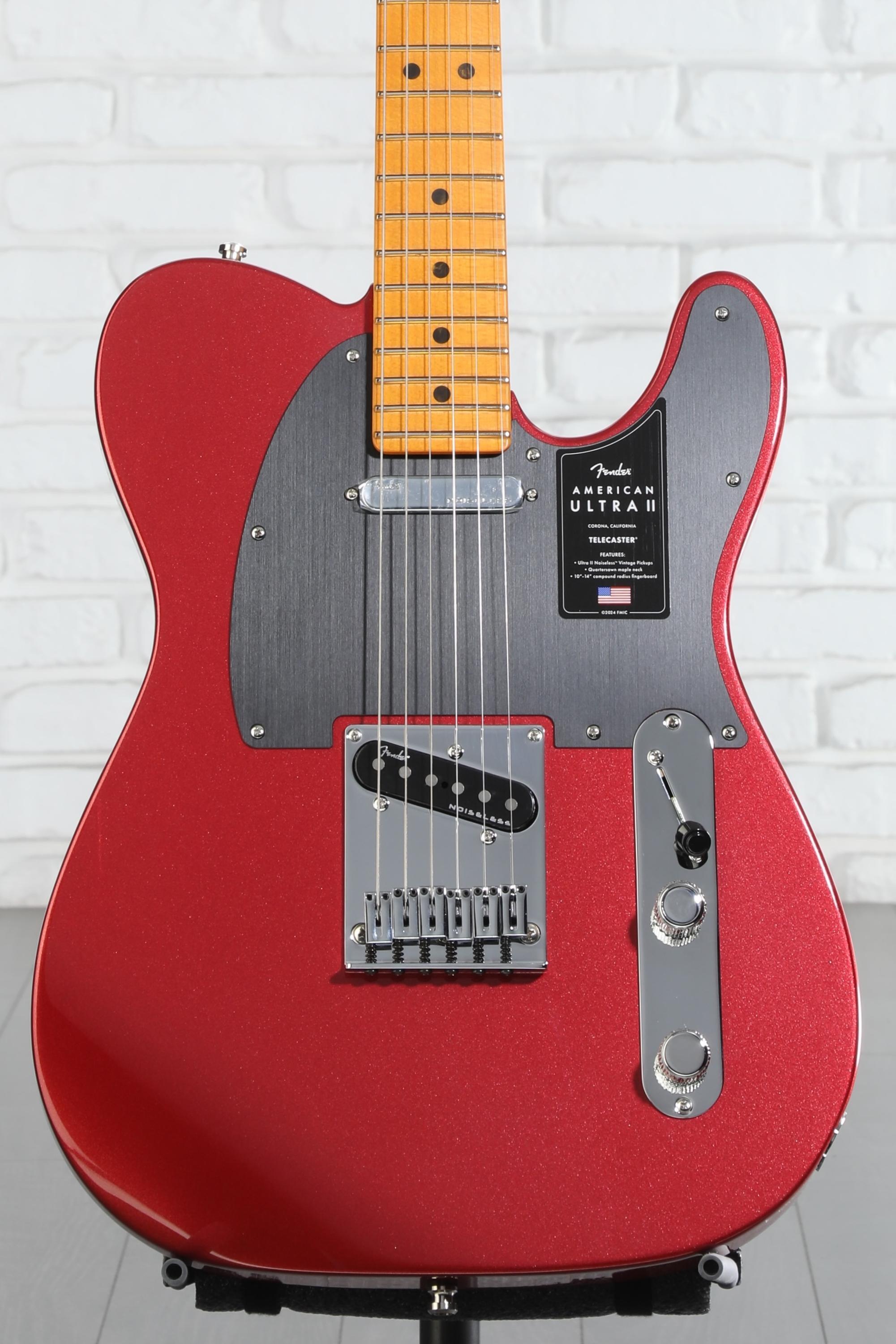 Fender American Ultra II Telecaster Electric Guitar - Sinister Red
