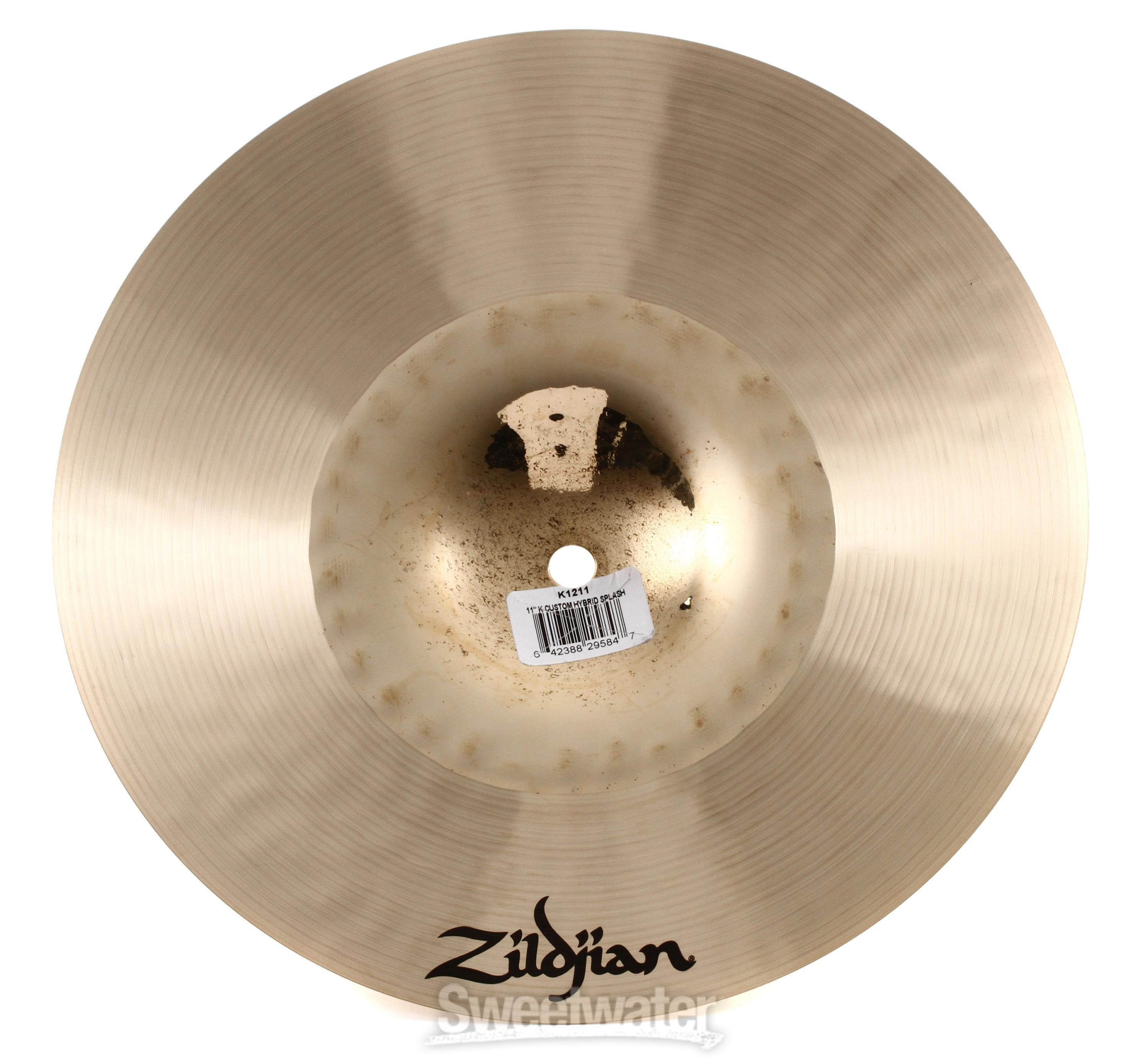 Zildjian 11 inch K Custom Hybrid Splash Cymbal | Sweetwater