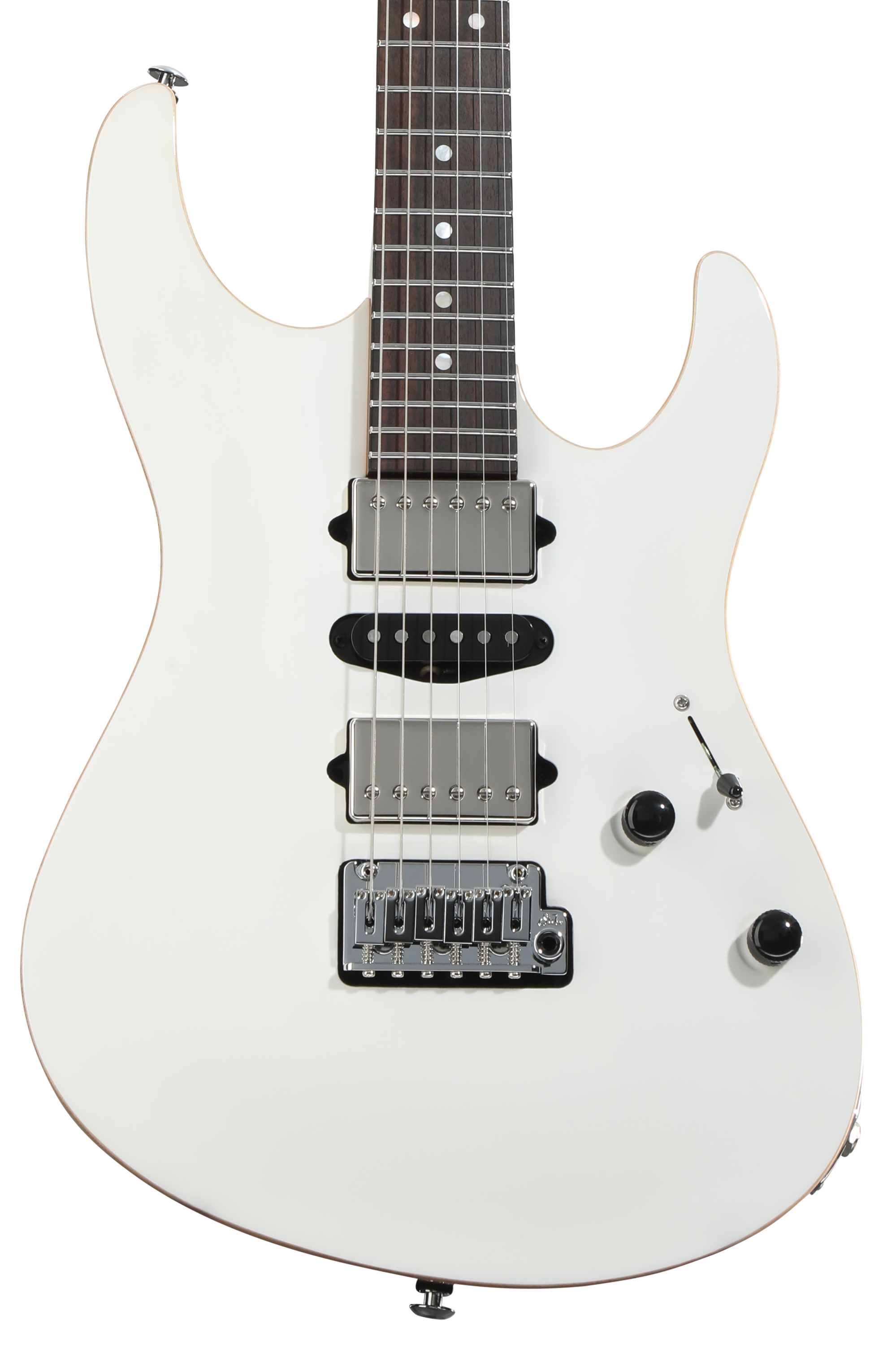 Suhr Custom Modern Carved Top Electric Guitar - White