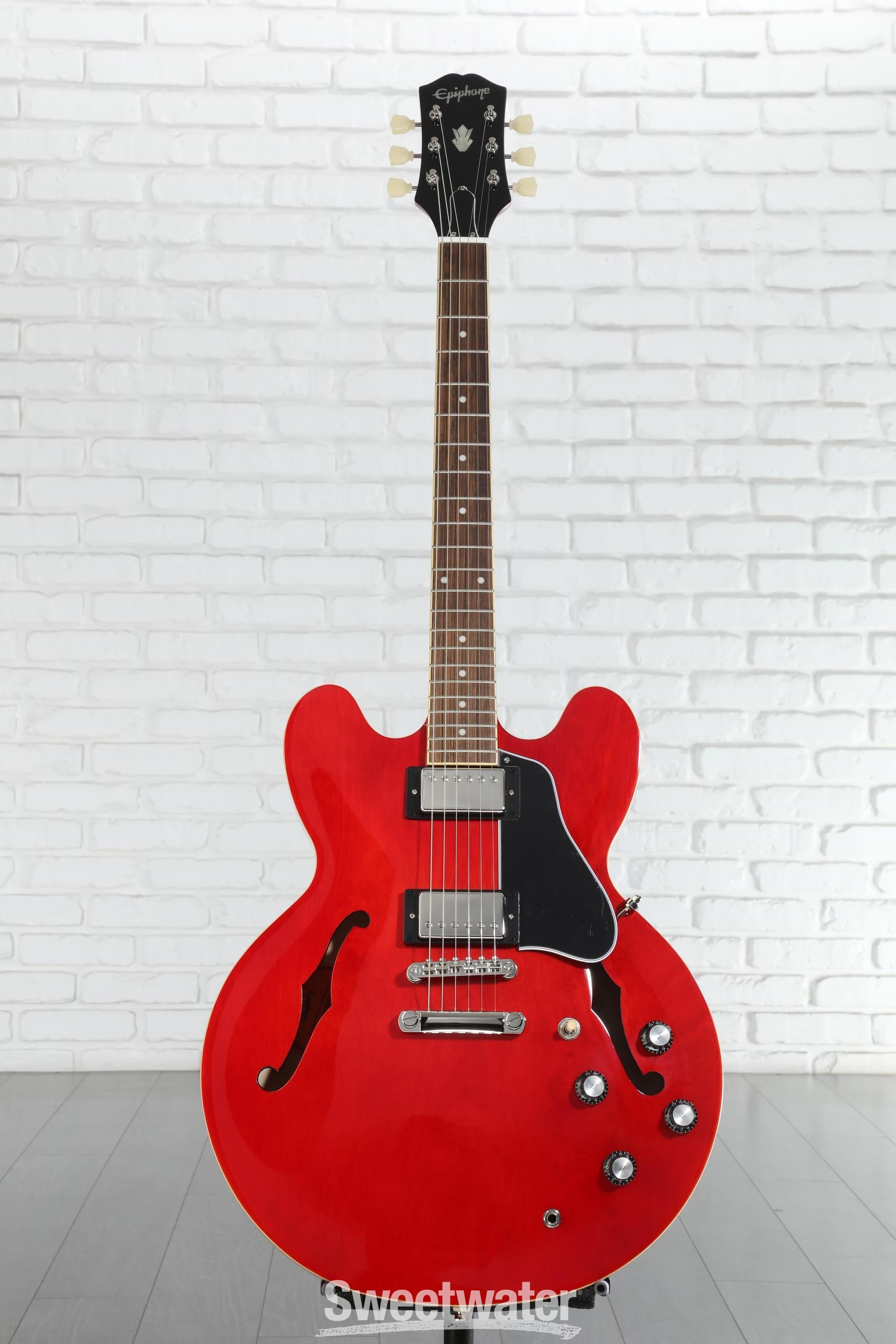 Epiphone ES-335 Semi-hollowbody Electric Guitar - Cherry | Sweetwater