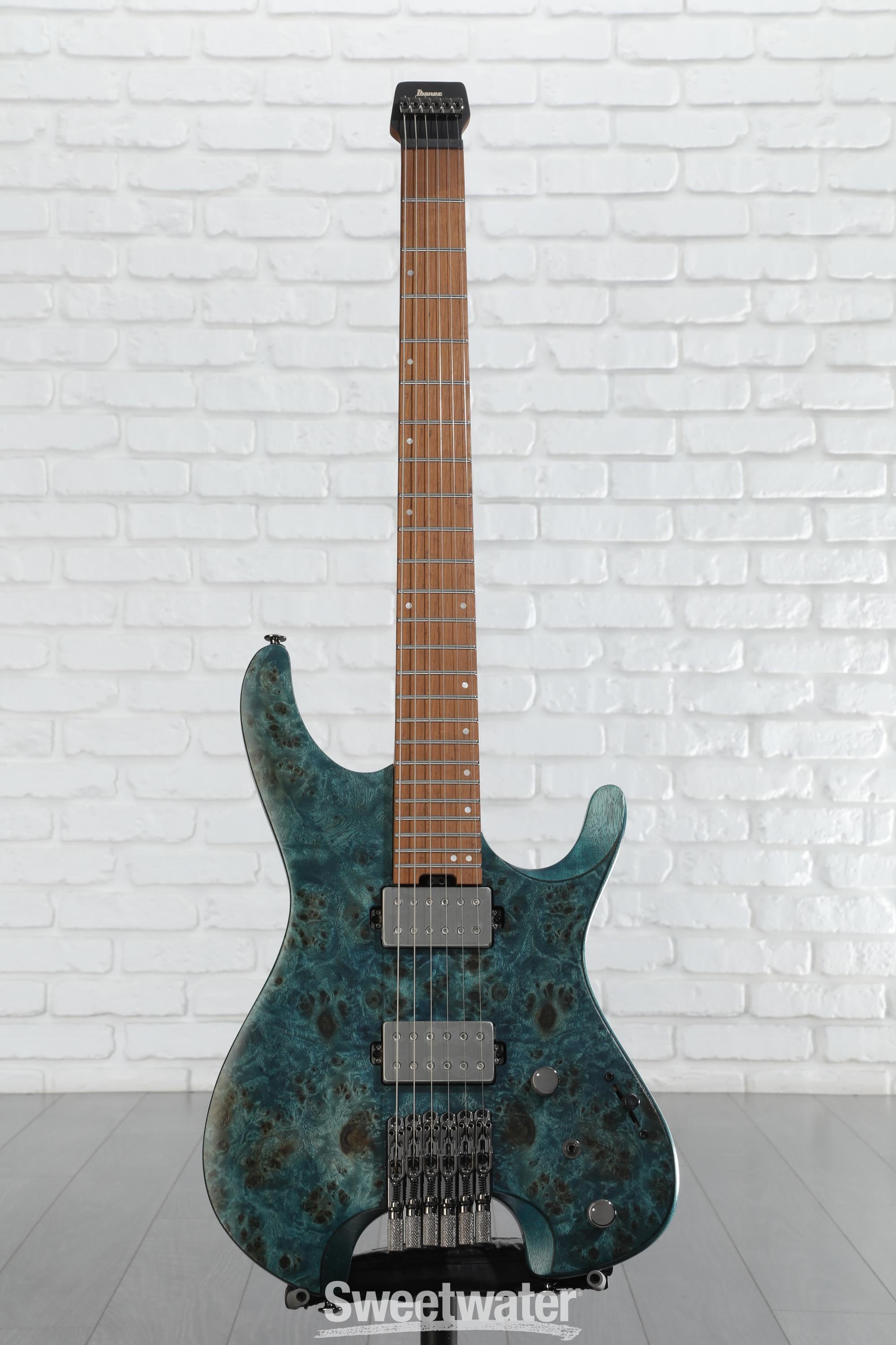 ギター Ibanez Q Standard Q52PB-COL Ibanez Q52PB Q Standard Headless Guitar, Roasted Birdseye