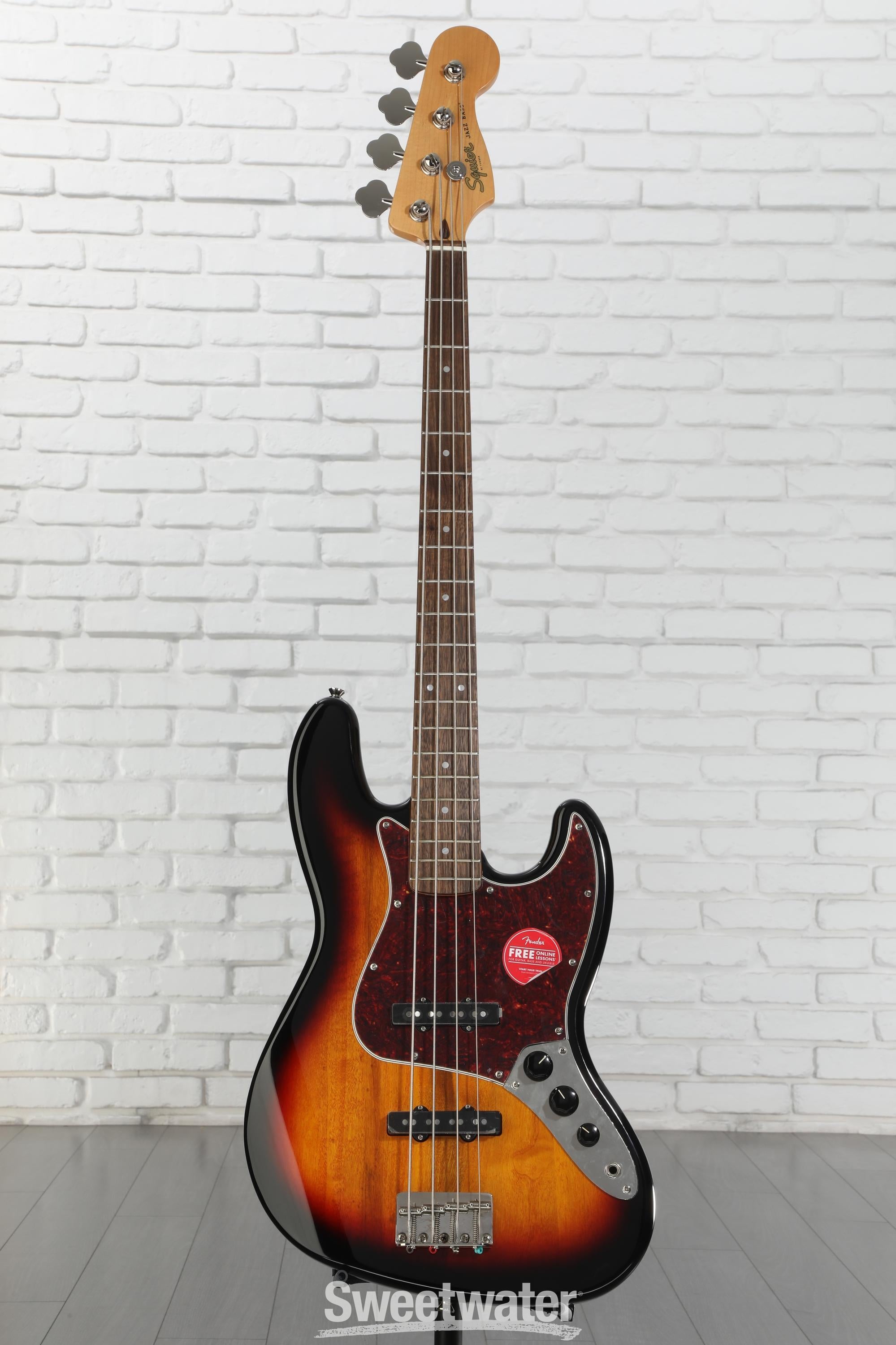 Squier Classic Vibe '60s Jazz Bass - 3-Tone Sunburst | Sweetwater
