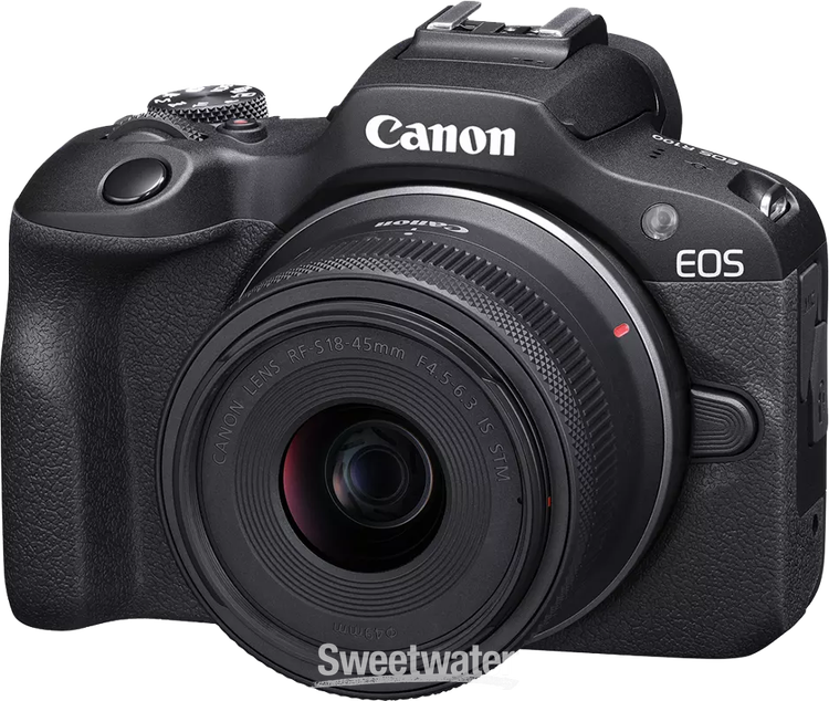 Canon EOS R100 Kit with 18-45mm f/4.5-6.3 and RF-S 55-210mm f/5