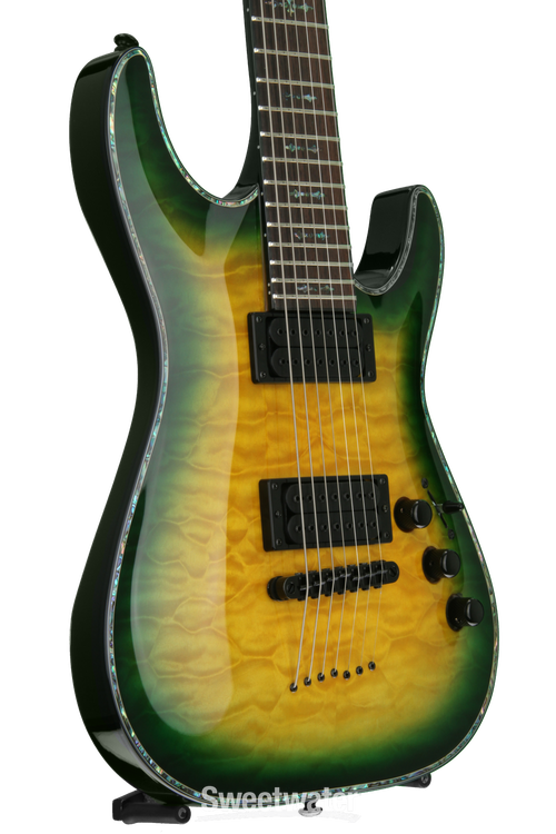 Schecter Hellraiser C-7 Passive - Dragon Burst | Sweetwater