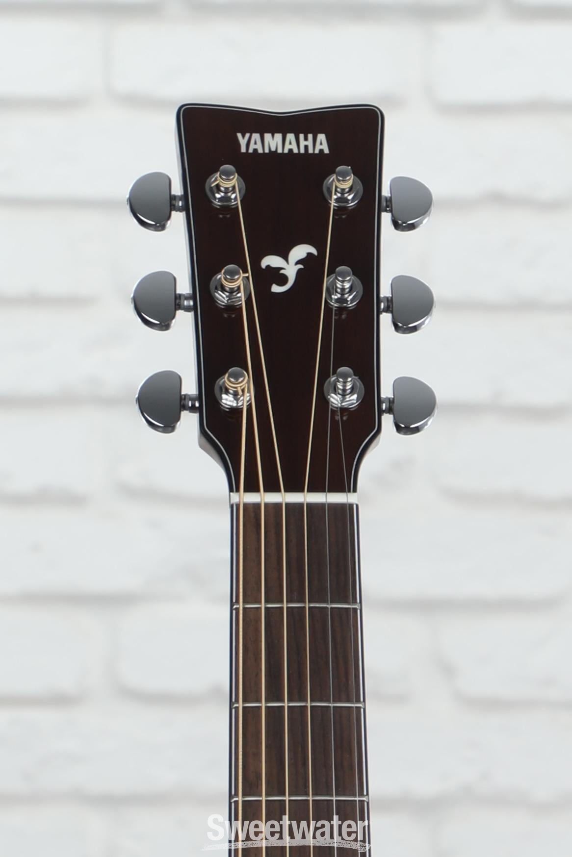 Yamaha FG850 Dreadnought Acoustic Guitar - Natural | Sweetwater