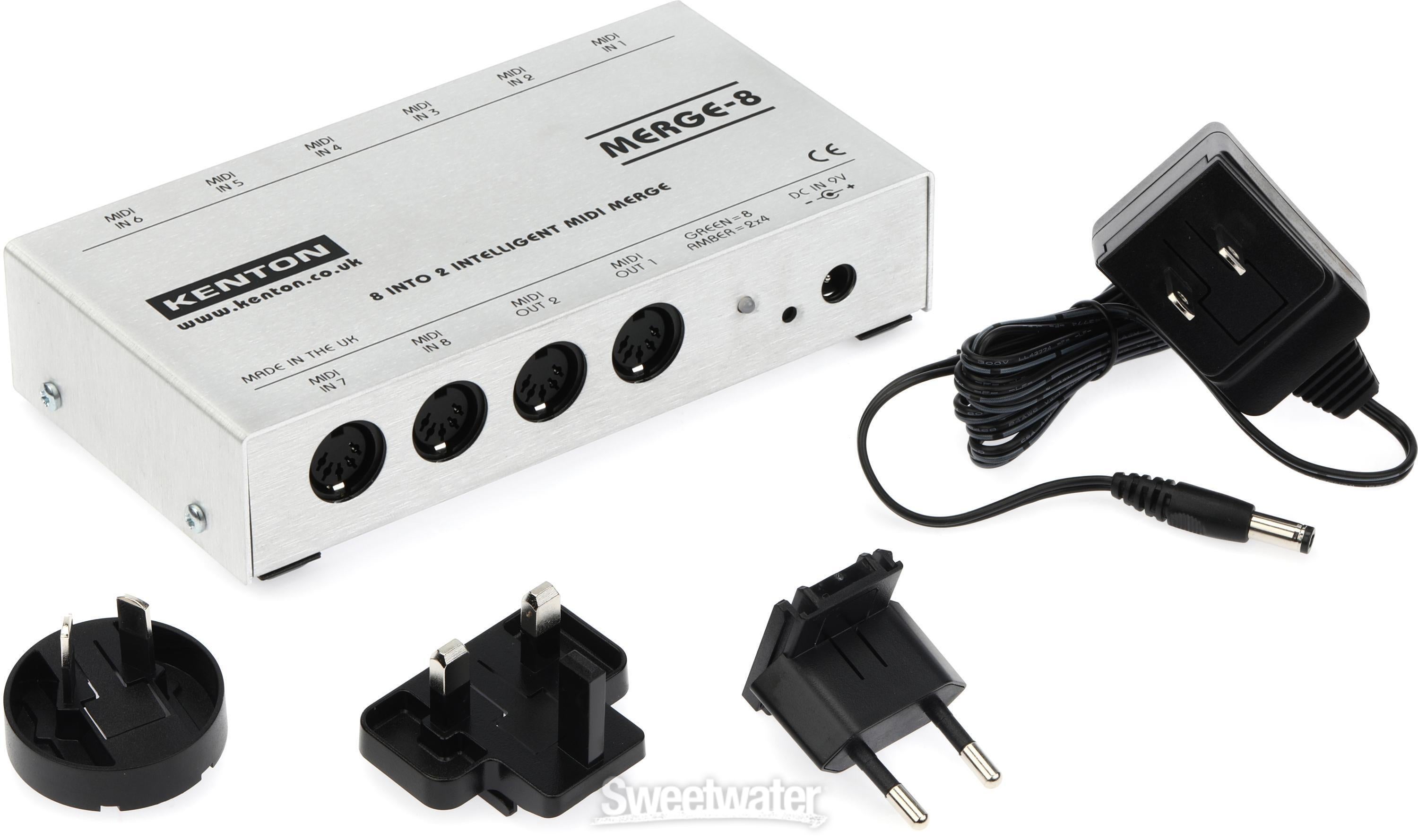 Kenton Merge-8 MIDI Merge Box | Sweetwater