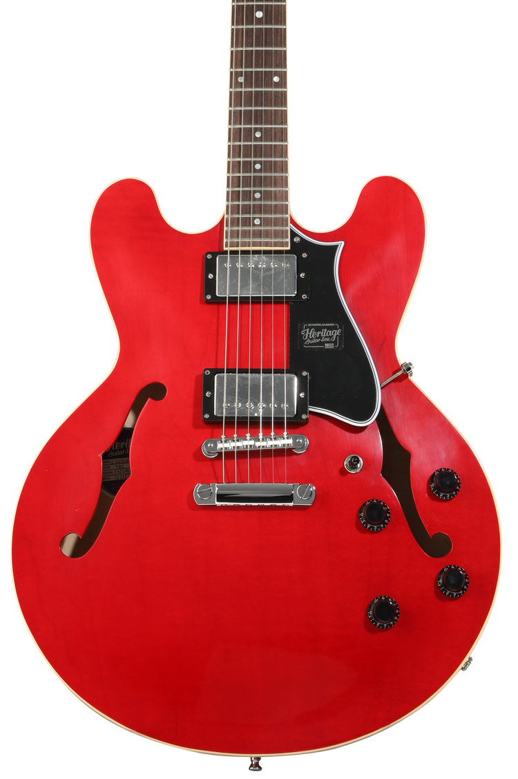 Heritage Standard II H-535 Semi-hollowbody Electric Guitar - Trans Cherry