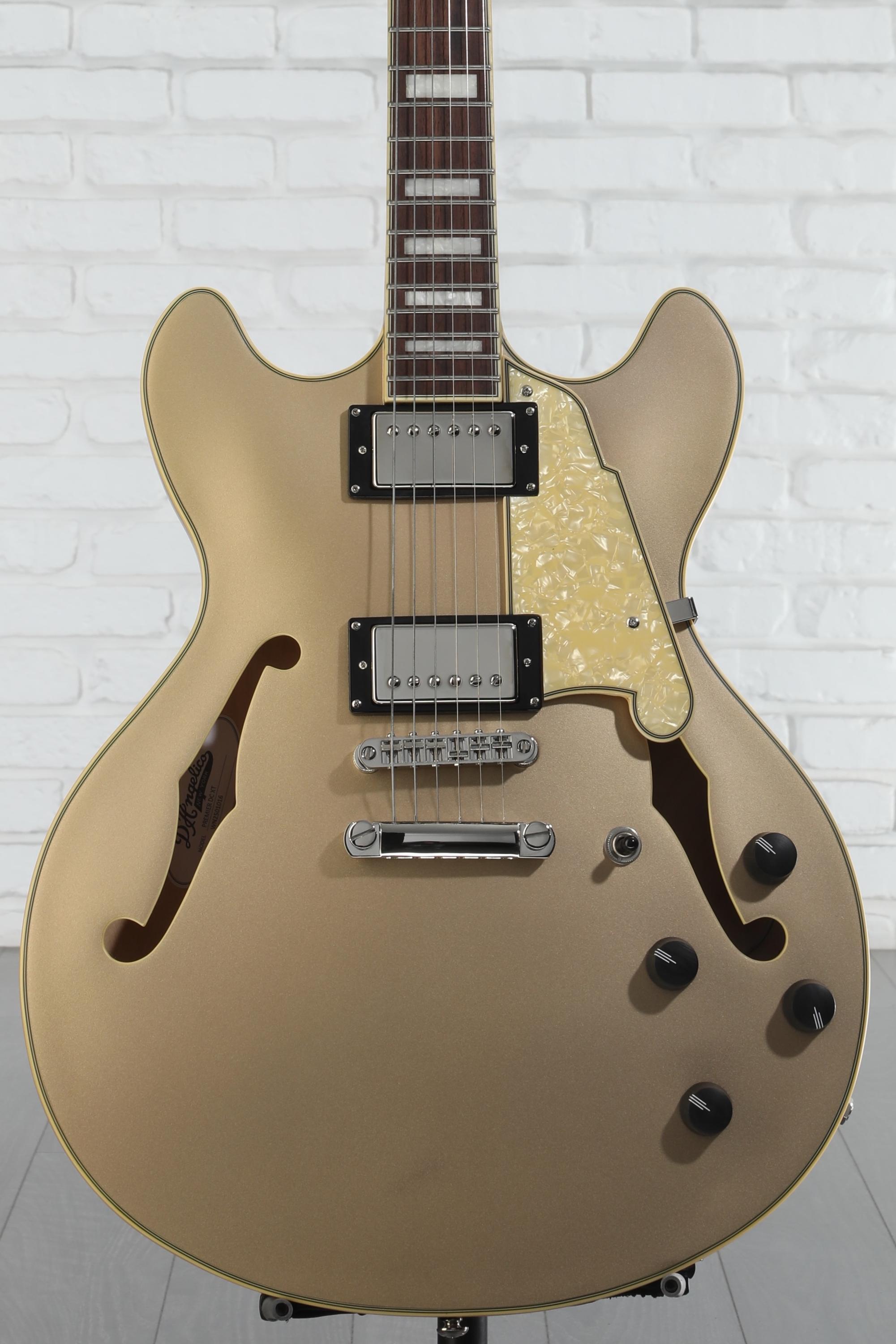 D'Angelico Premier DC XT Semi-hollowbody Electric Guitar - Satin