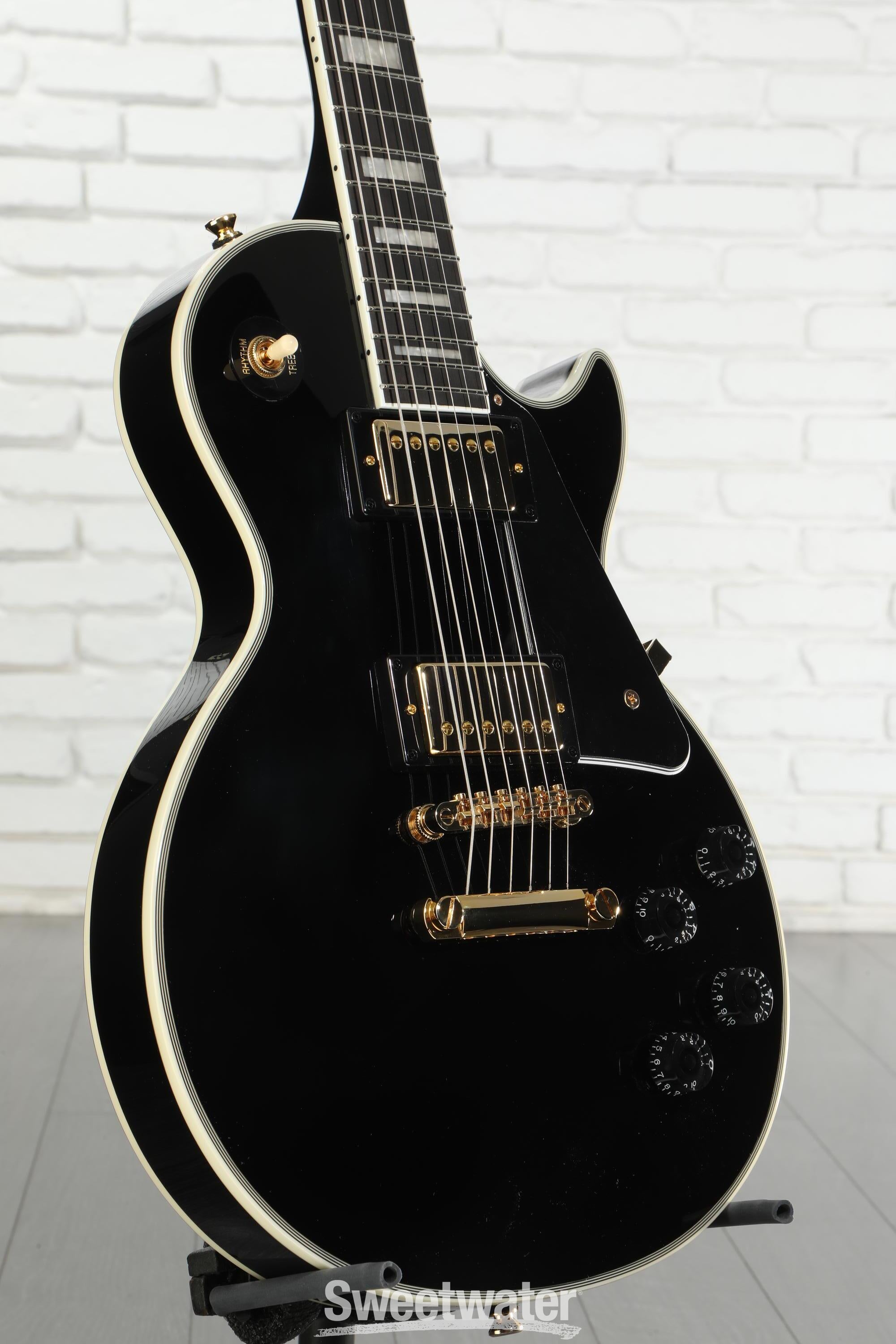 Epiphone Les Paul Custom Electric Guitar - Ebony | Sweetwater