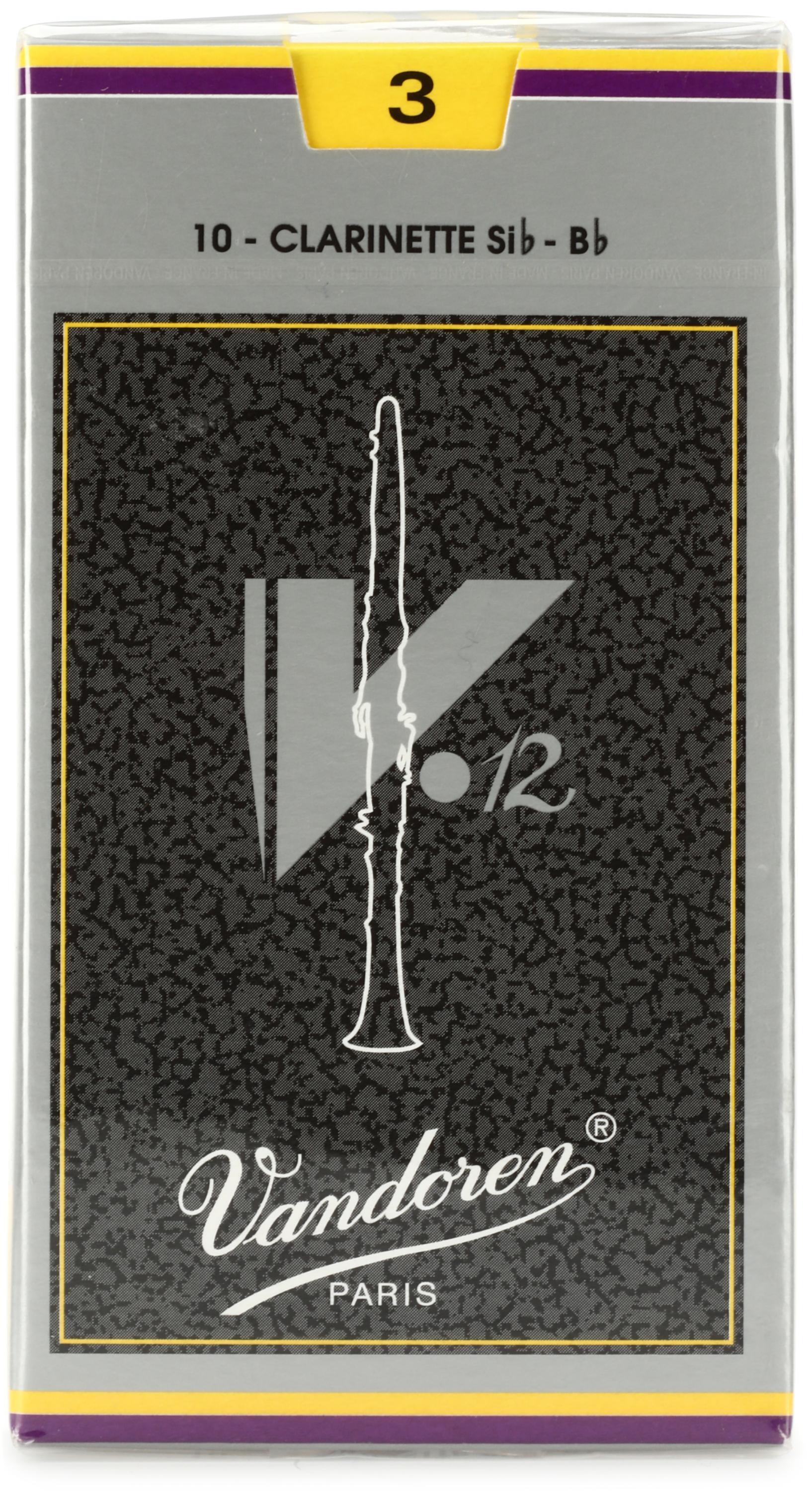 Vandoren CR103 Pack de 10 anches pour clarinette SiB - 3.0