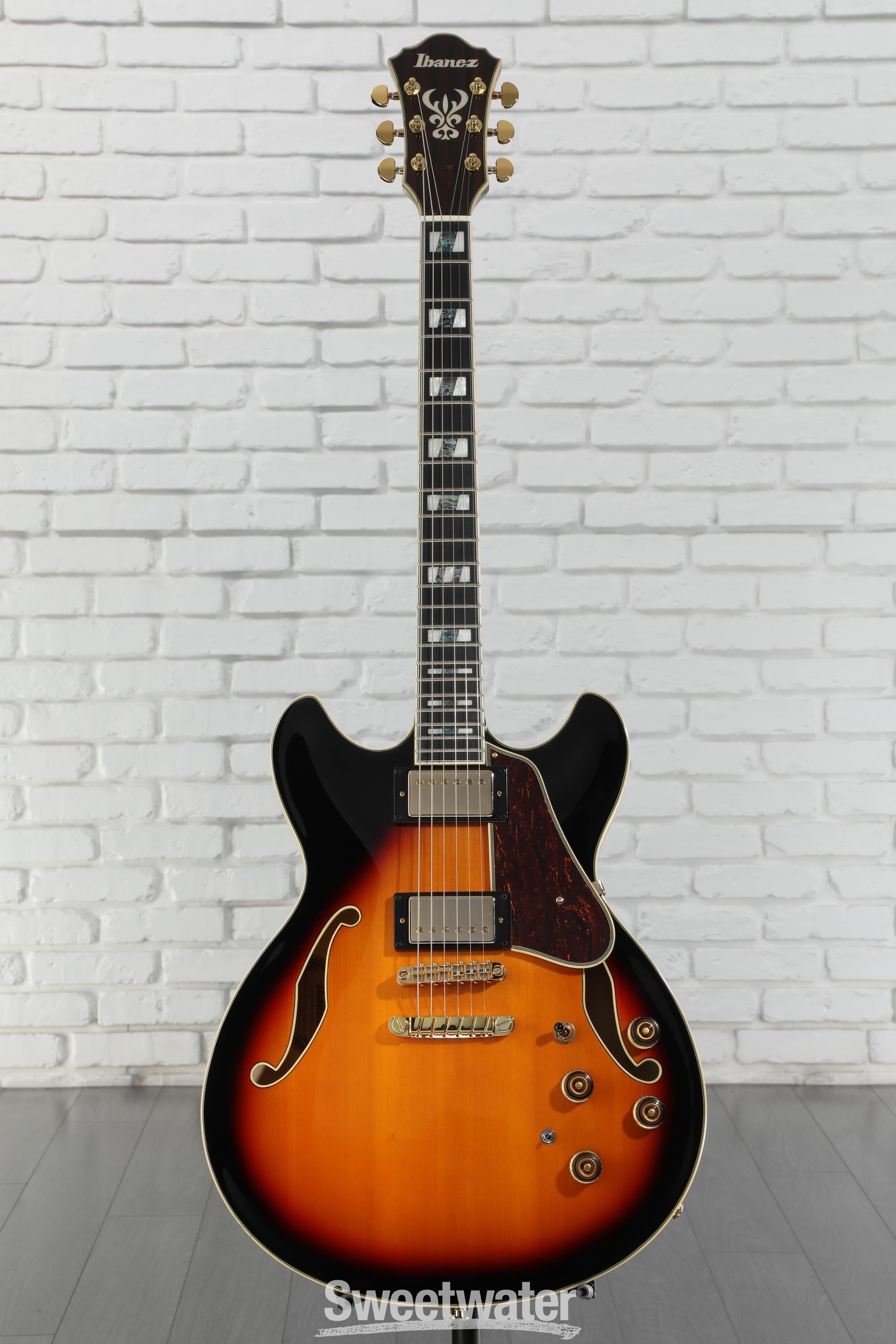 Ibanez 日本製 brown Amazon.com: Ibanez Artcore Expressionist AG95QA - Dark Brown