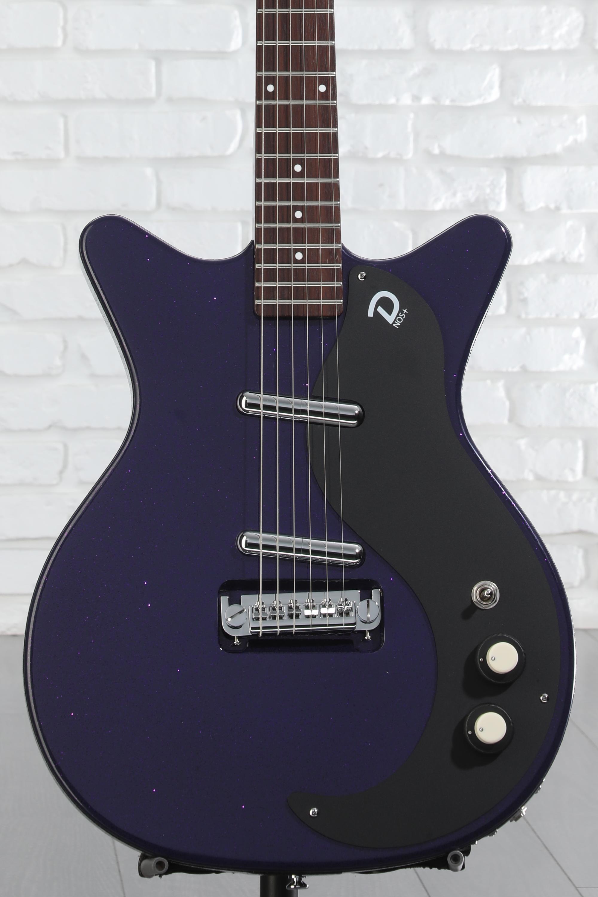 Danelectro Blackout 59 Electric Guitar - Purple Metal Flake