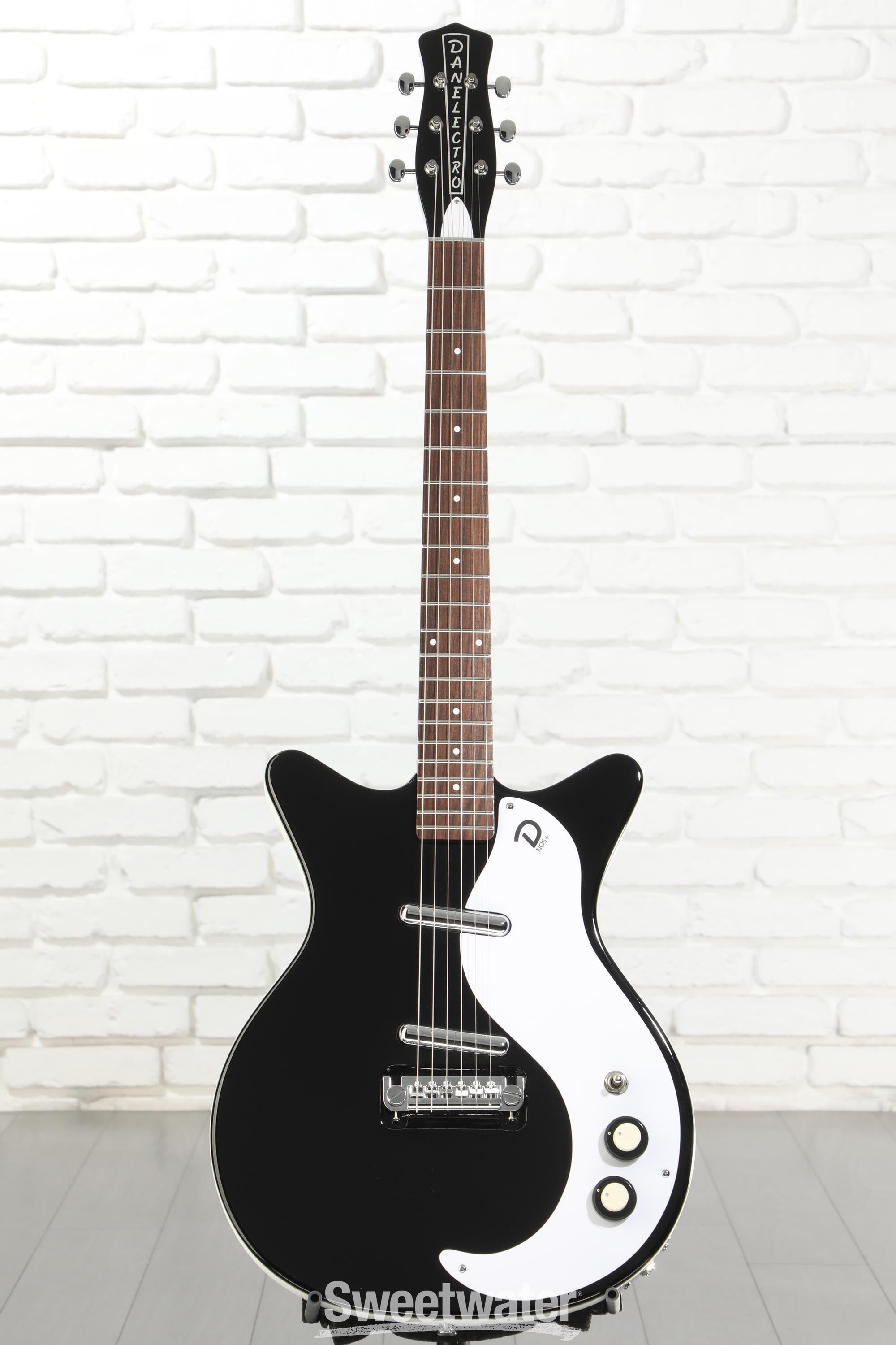 Danelectro '59M NOS+ Semi-hollowbody Electric Guitar - Black