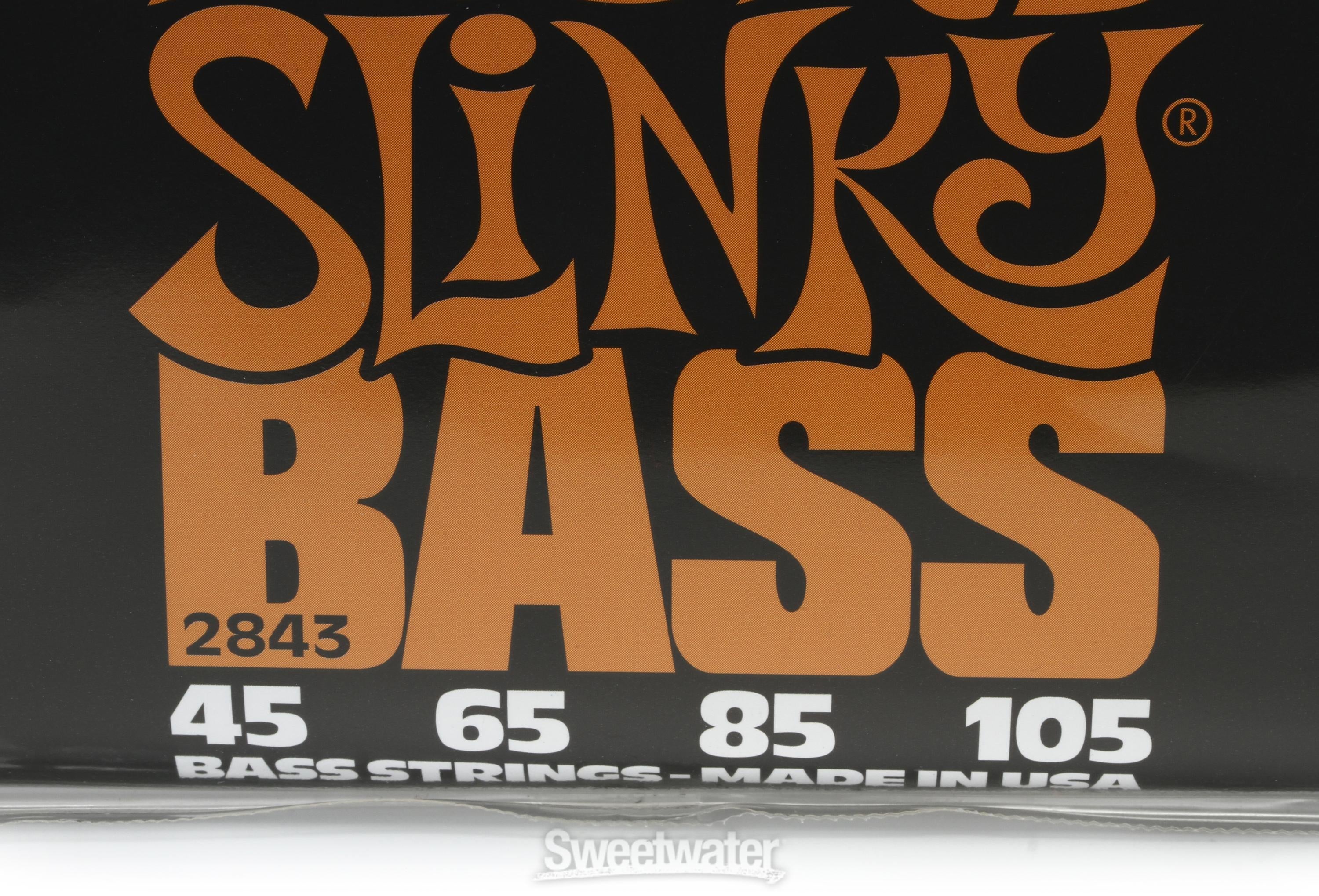 Ernie Ball 2843 Hybrid Slinky Stainless Steel Electric Bass Guitar