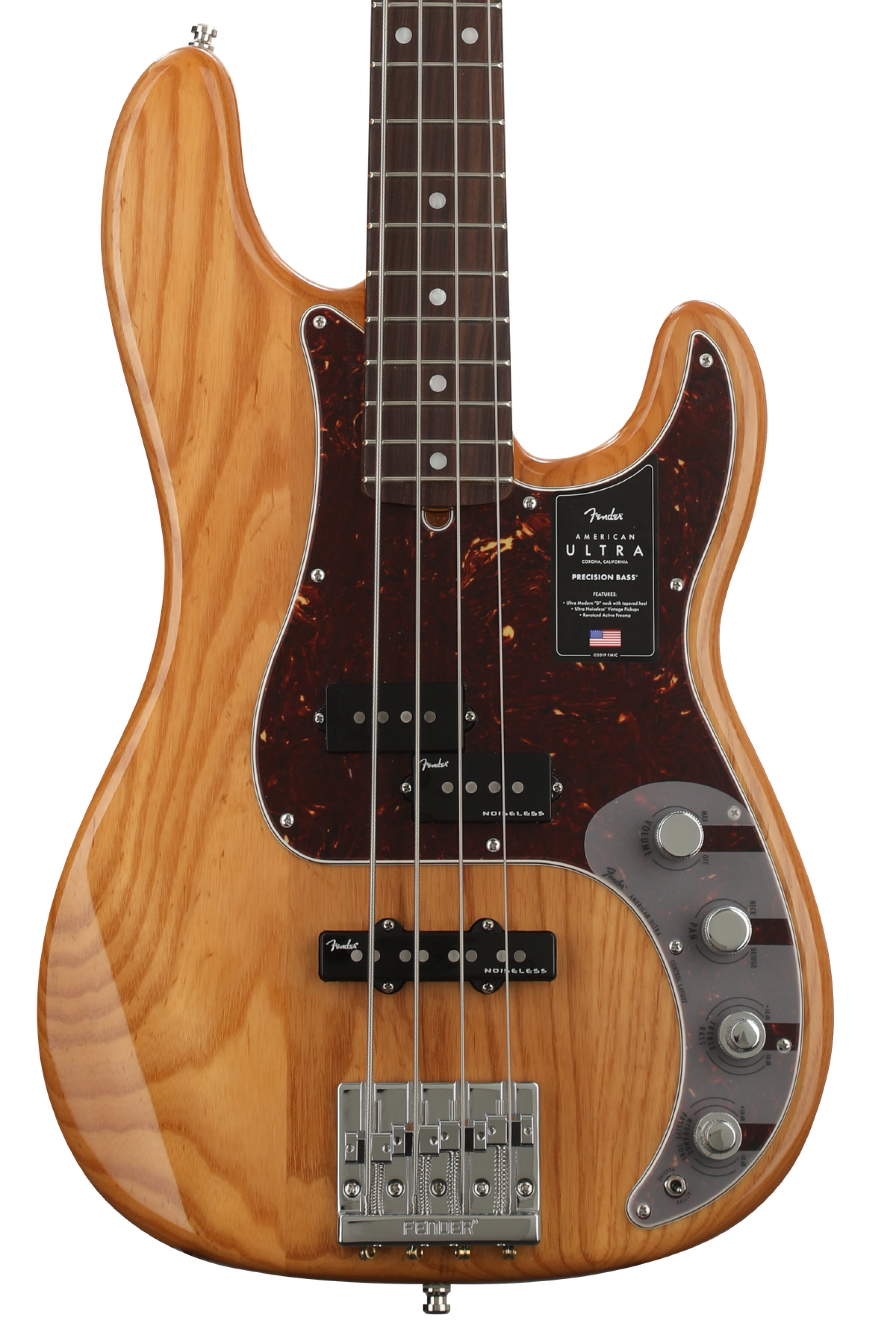 Fender American Ultra Precision Bass - Aged Natural with Rosewood