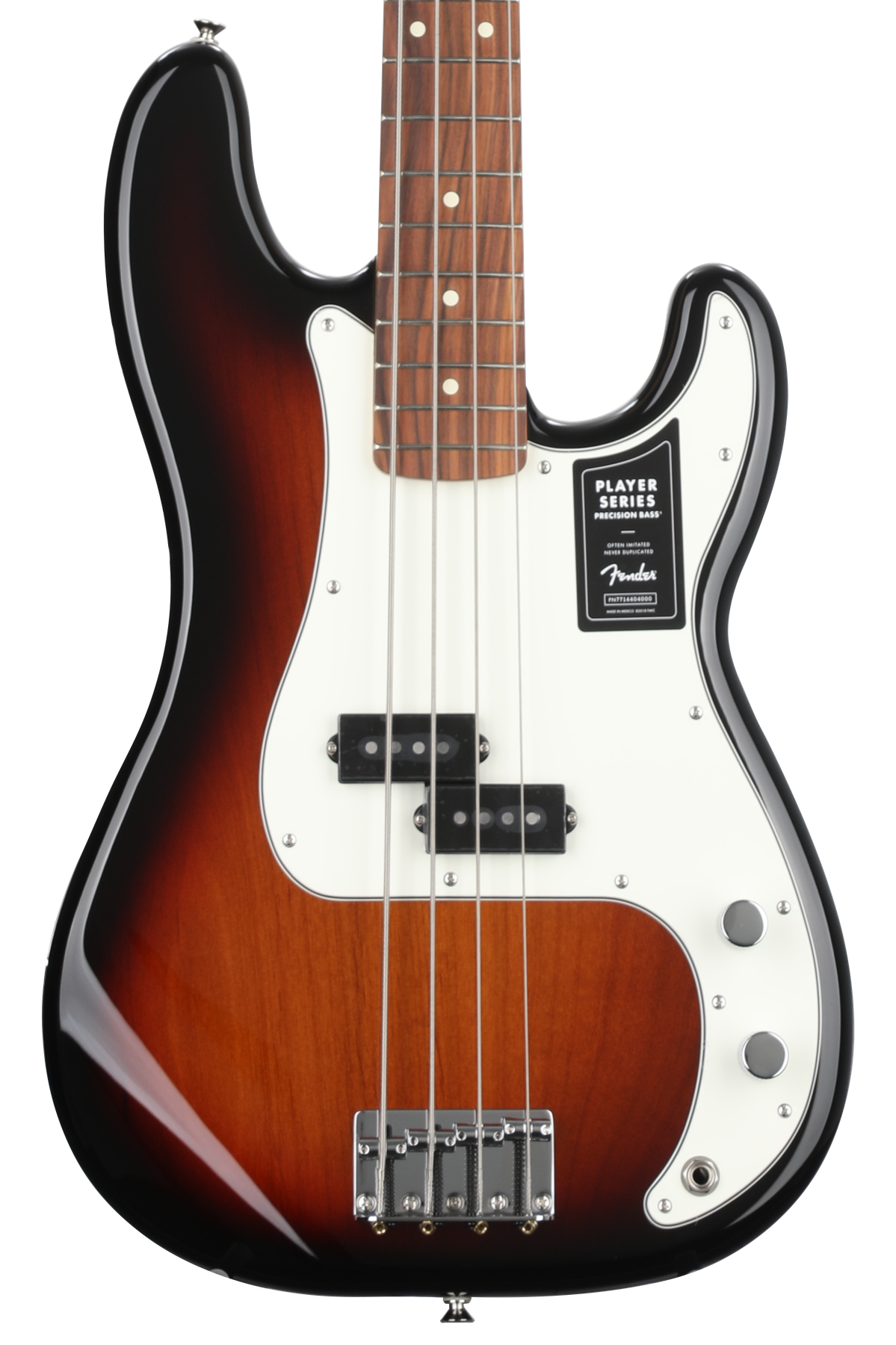 Fender Player Precision Bass - 3-Tone Sunburst with Pau Ferro