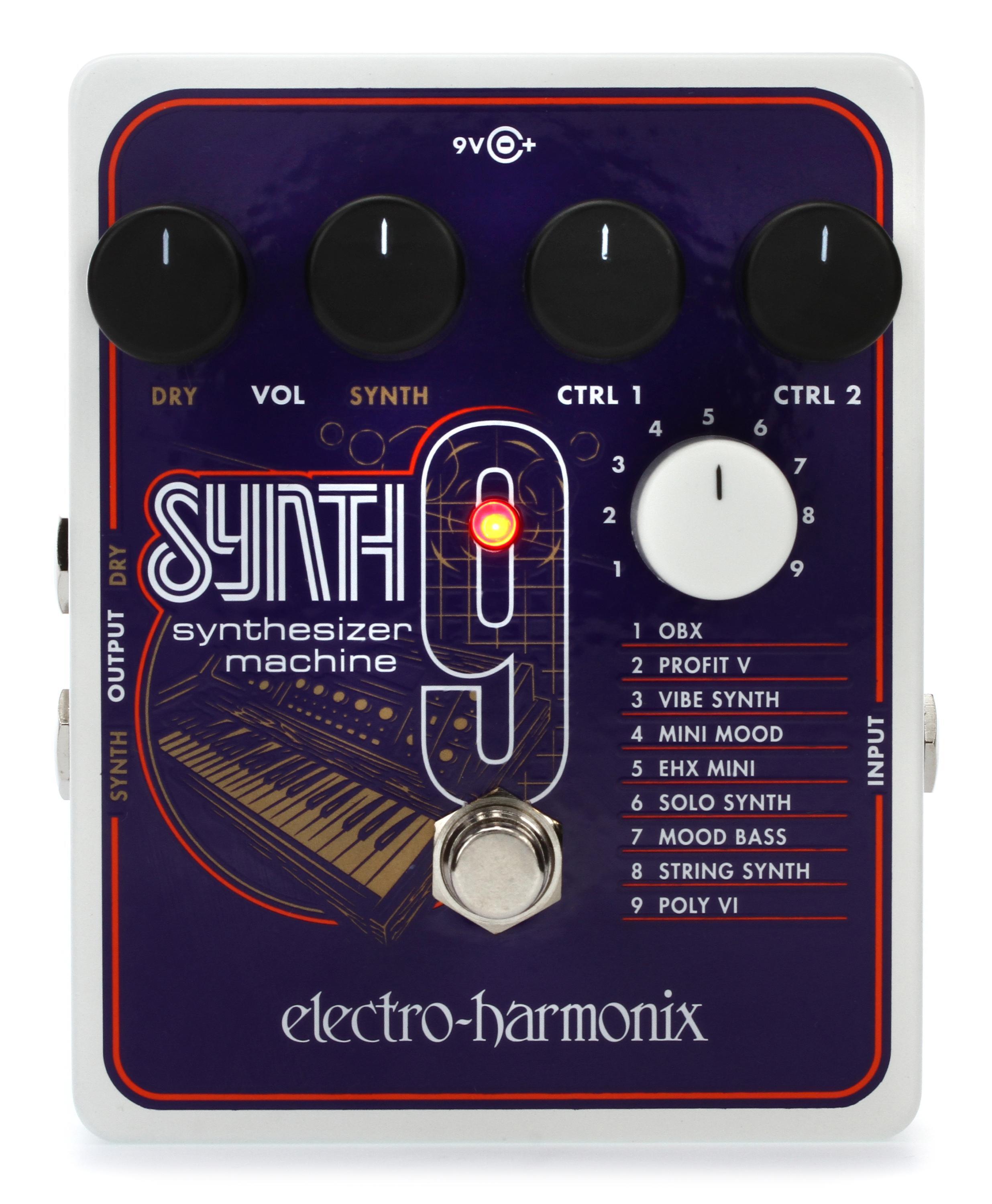 Electro-Harmonix SYNTH9 Synthesizer Machine Pedal | Sweetwater