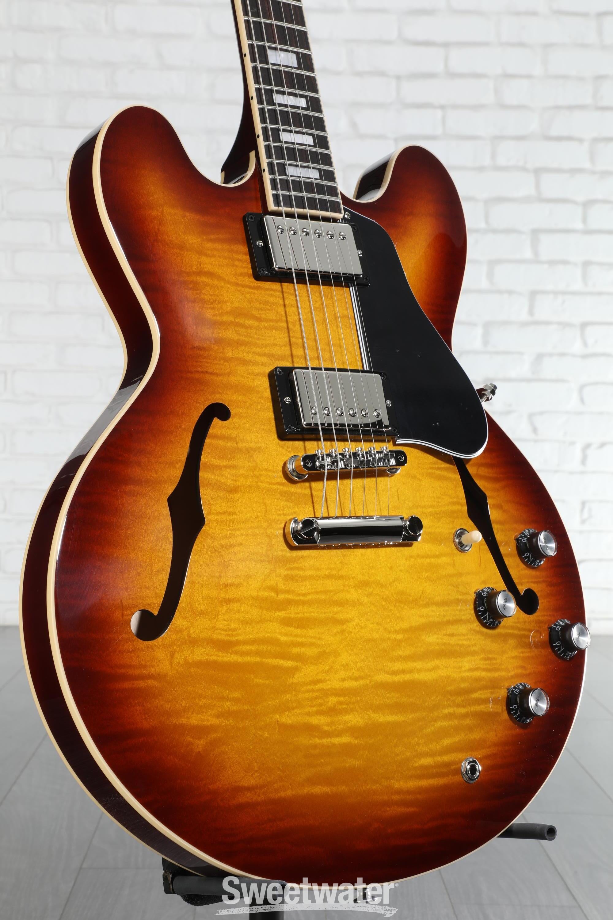 Gibson ES-335 Figured Semi-hollowbody Electric Guitar - Iced Tea