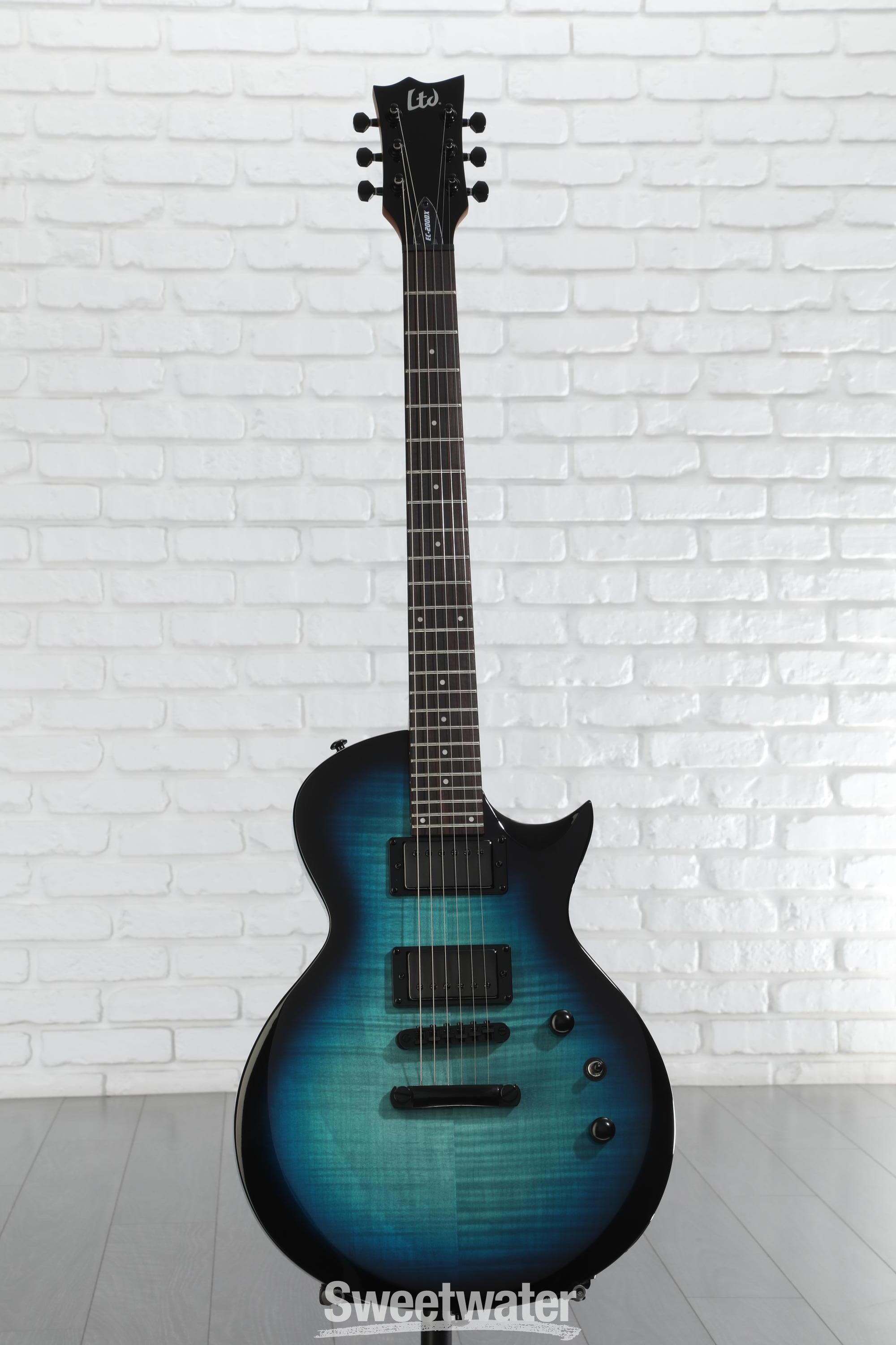 ESP LTD EC-200DX Electric Guitar - Blue Burst | Sweetwater