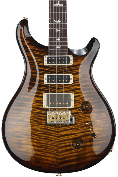 PRS Studio Electric Guitar - Black Gold Burst 10-Top | Sweetwater