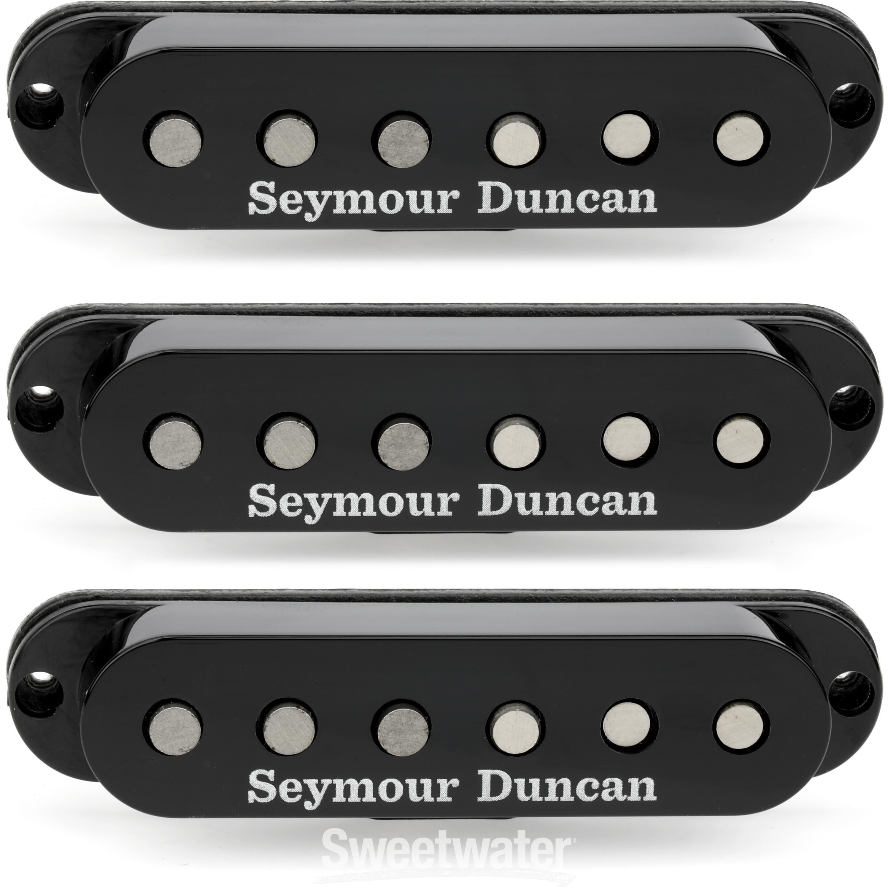 SSL-52 Five-Two Strat Single-coil 3-piece Pickup Set - Black - Sweetwater