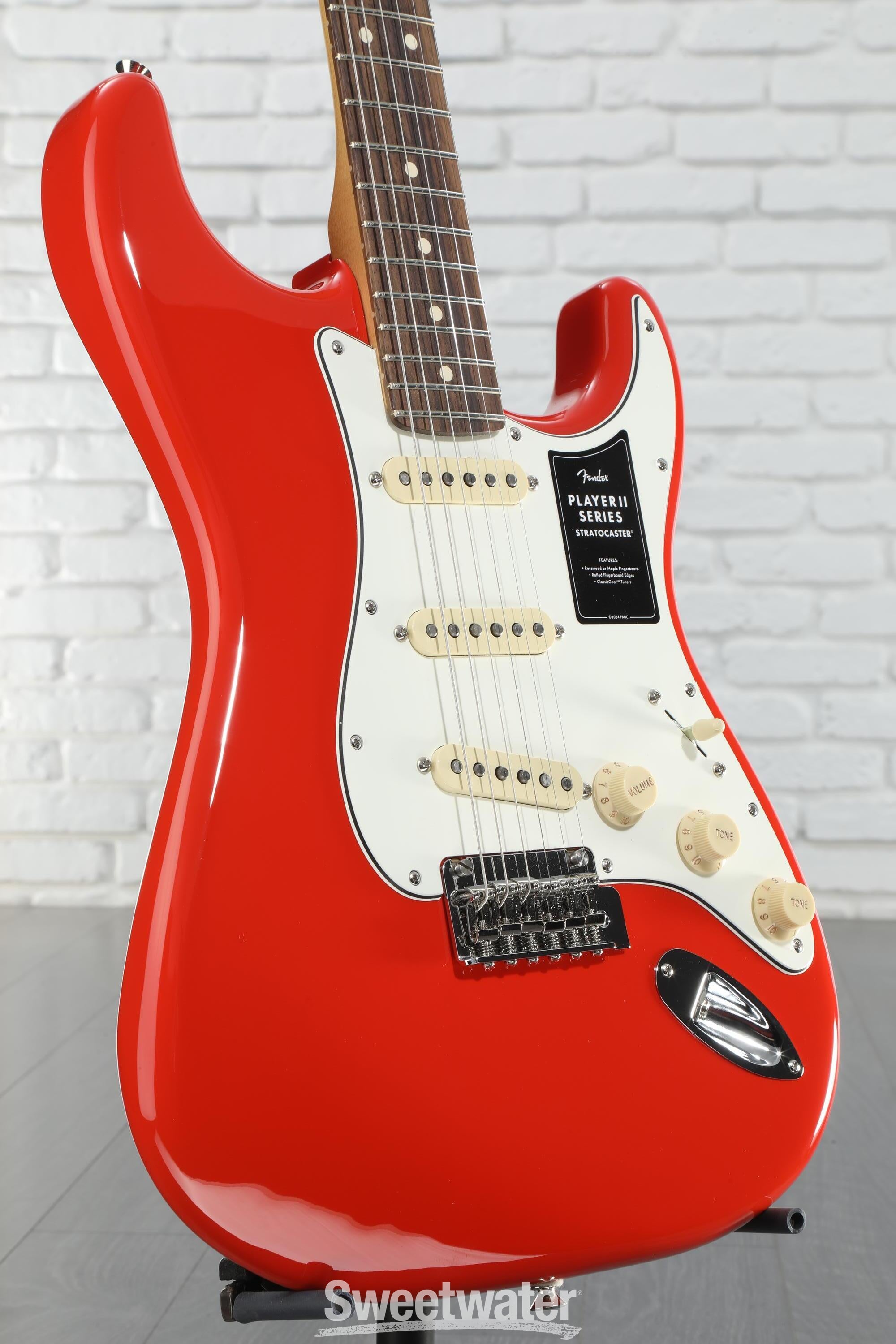 Fender Player II Stratocaster Electric Guitar - Coral Red
