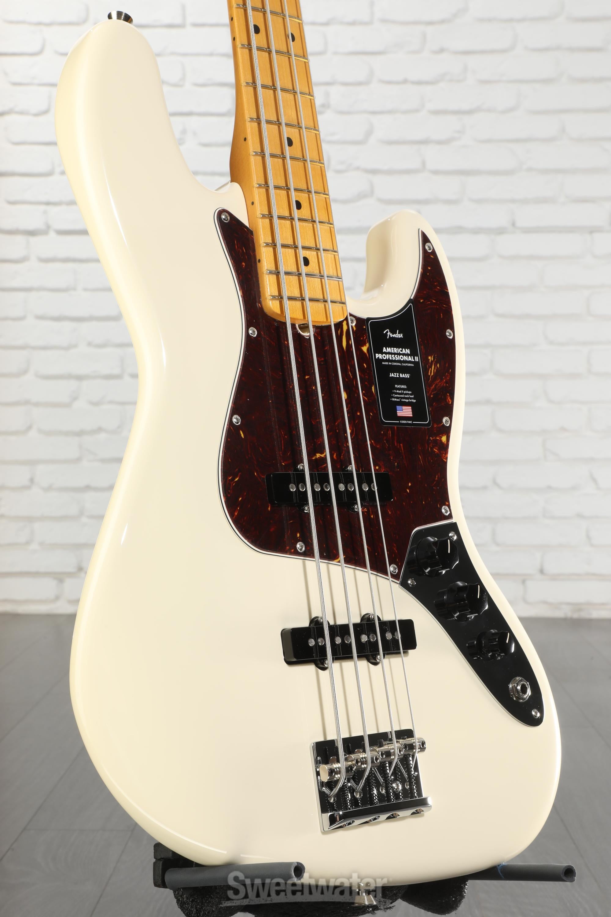 Fender American Professional II Jazz Bass - Olympic White with
