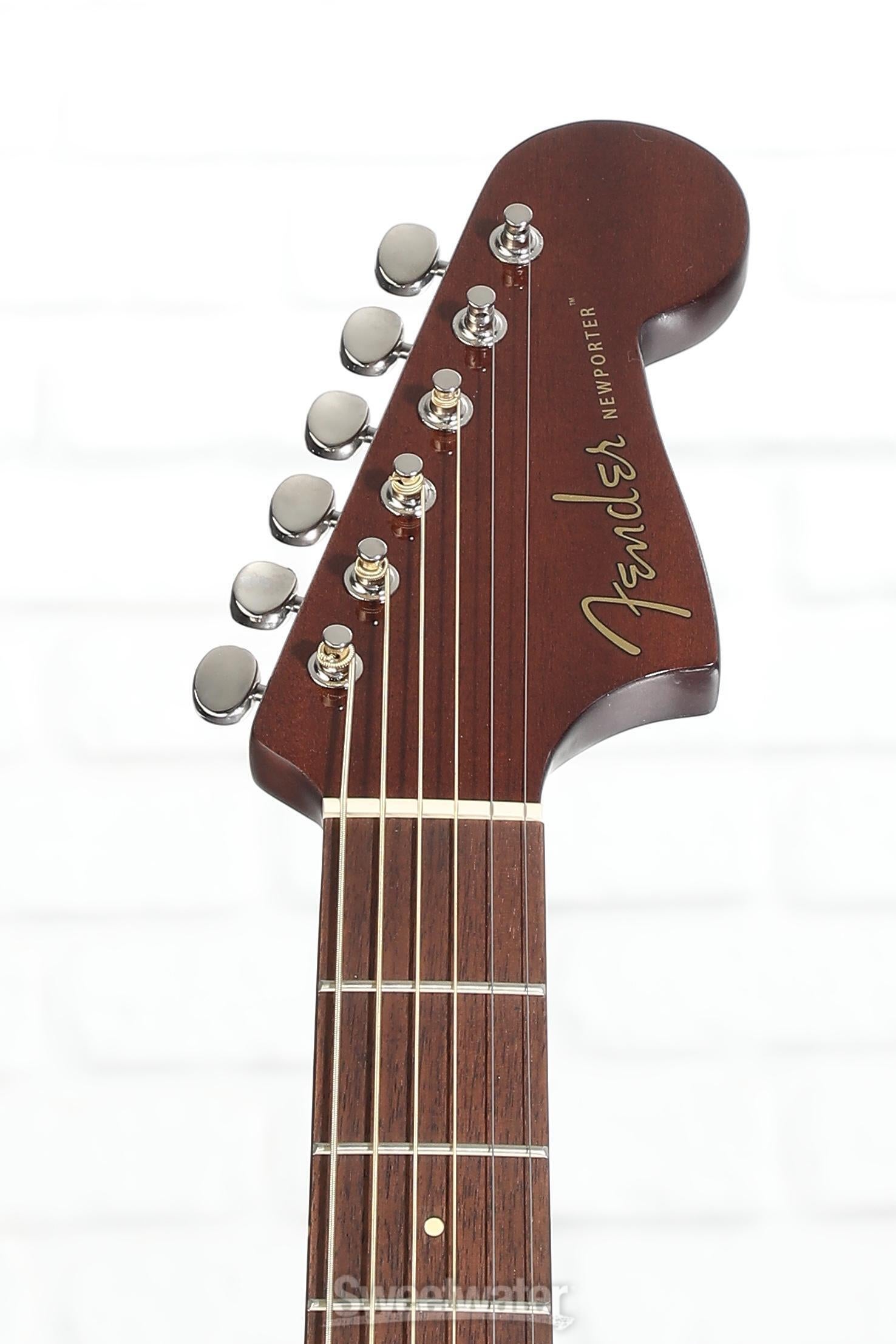 Fender Newporter Player Acoustic-electric Guitar - Sunburst