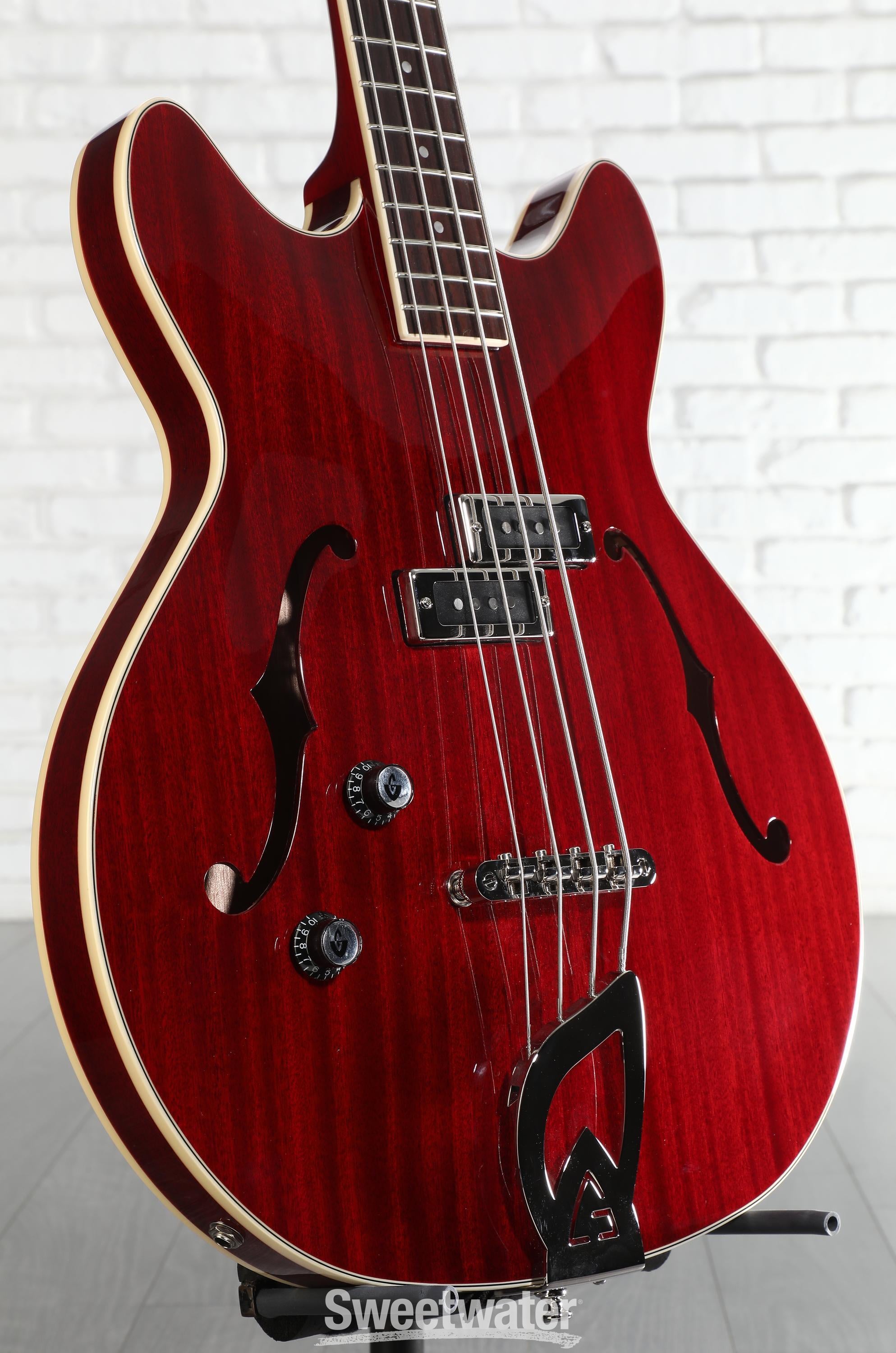 Photo of Guild Starfire I Left-handed Bass Guitar - Cherry