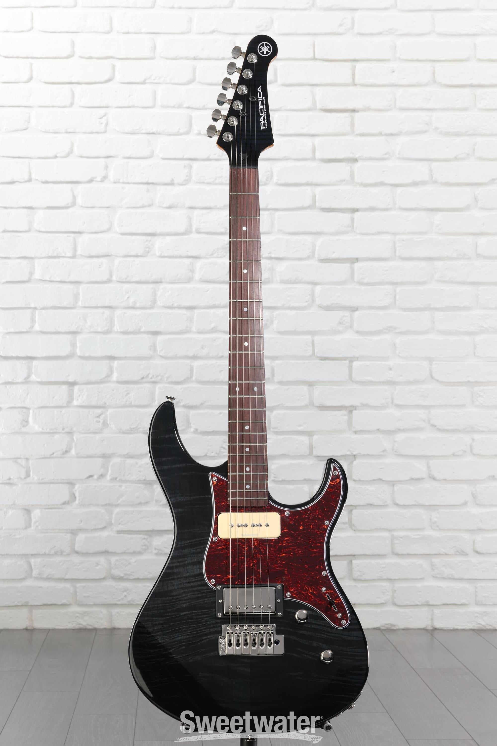Yamaha PAC611VFM Pacifica Electric Guitar - Trans Black | Sweetwater