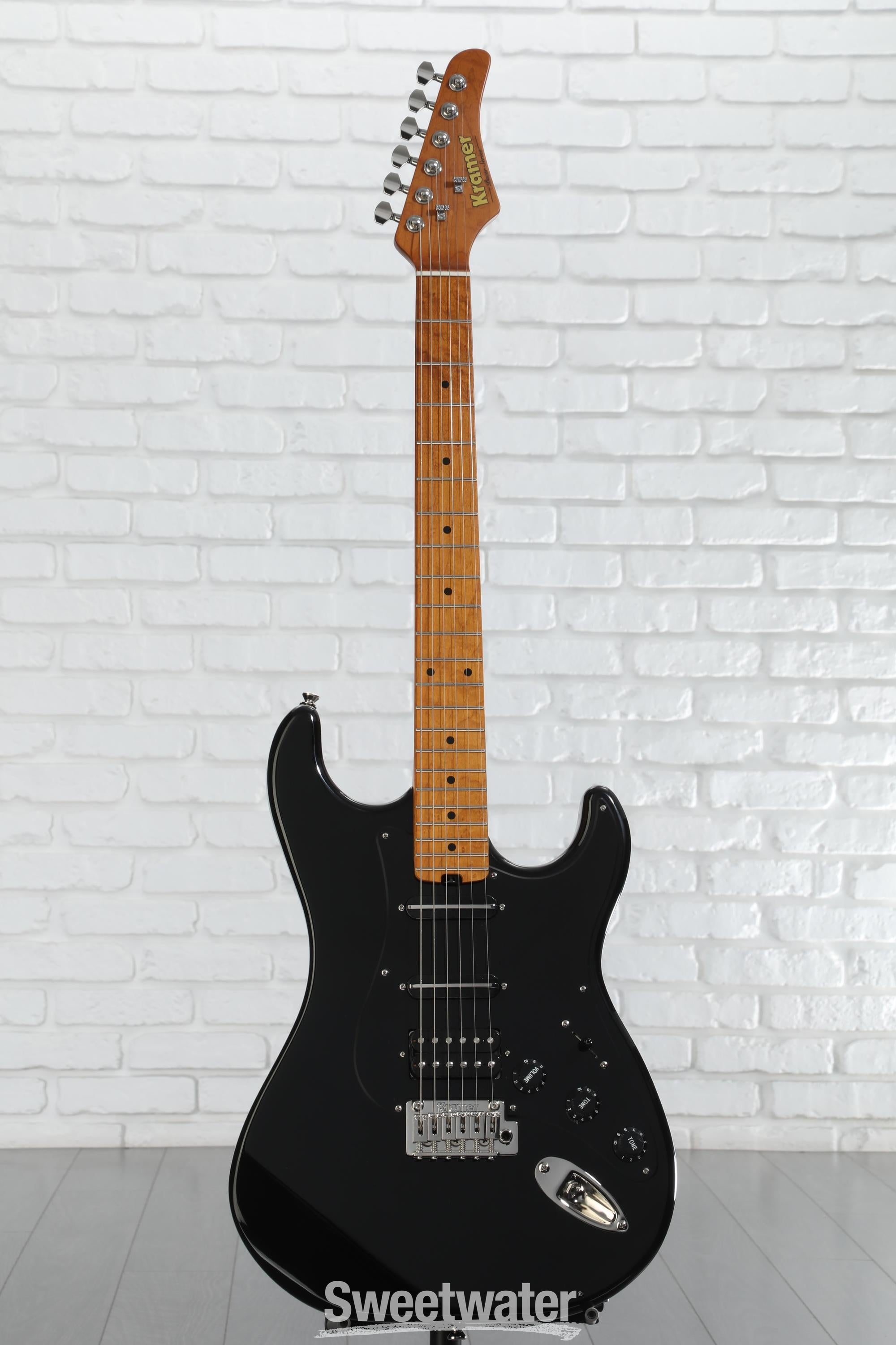 Kramer Pacer Deluxe GT Electric Guitar - Intruder Black | Sweetwater