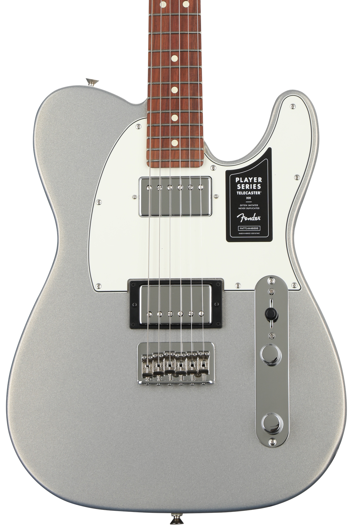Fender Player Telecaster HH - Silver | Sweetwater Fender Player Telecaster HH - Silver | Sweetwater