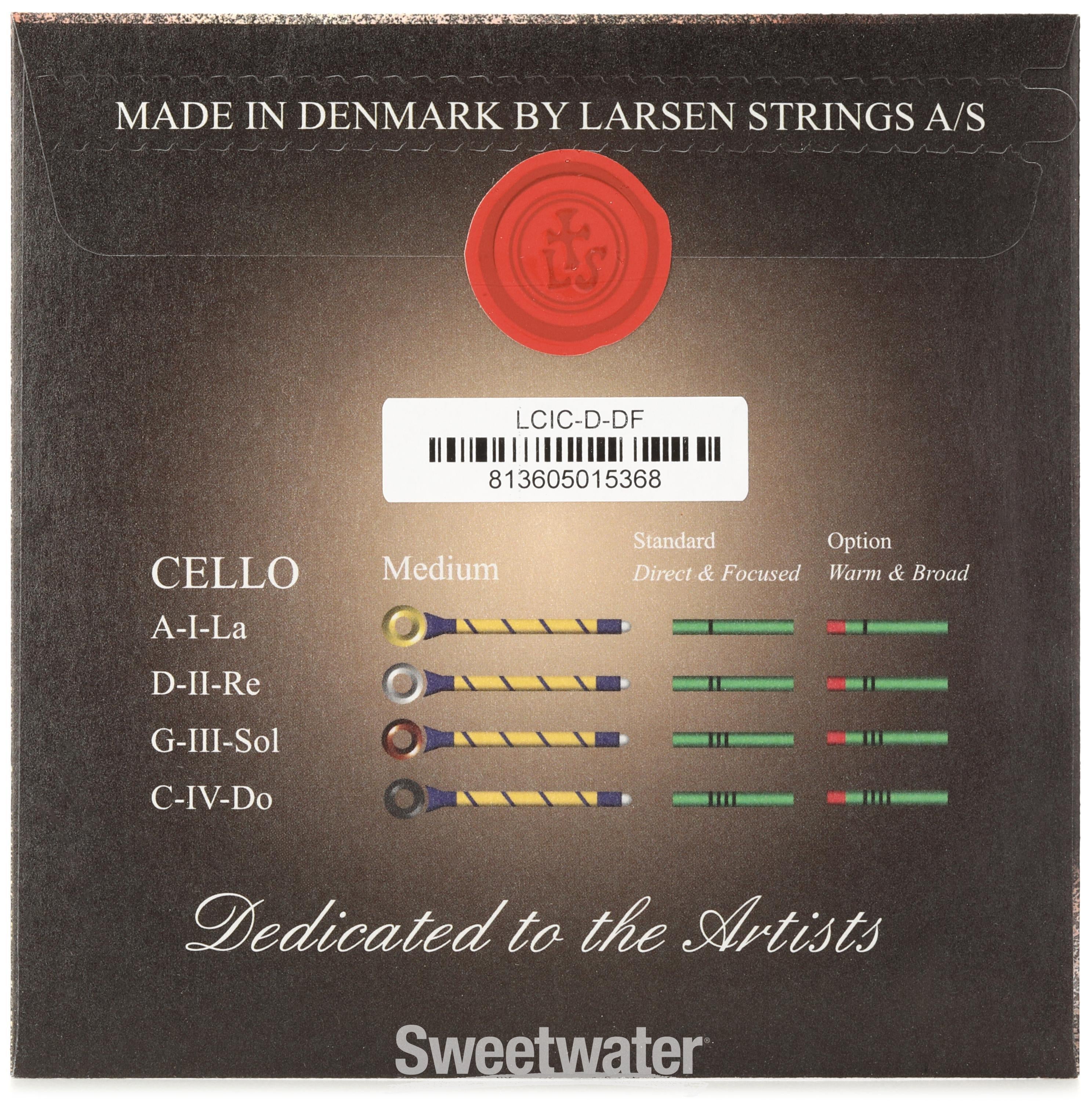 Larsen Il Cannone Cello D String - Direct & Focused | Sweetwater