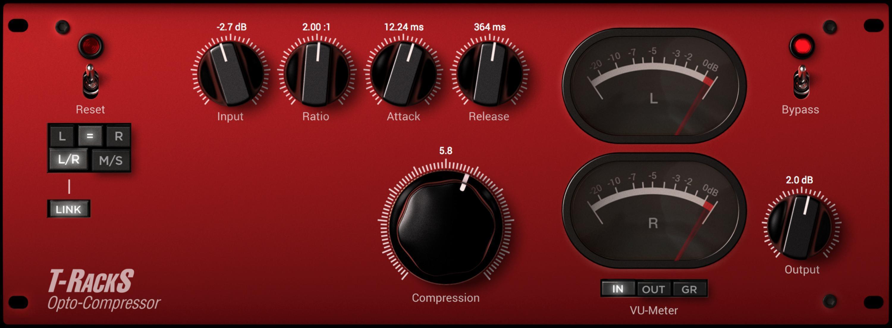 Photo of IK Multimedia T-RackS Opto Compressor Plug-in