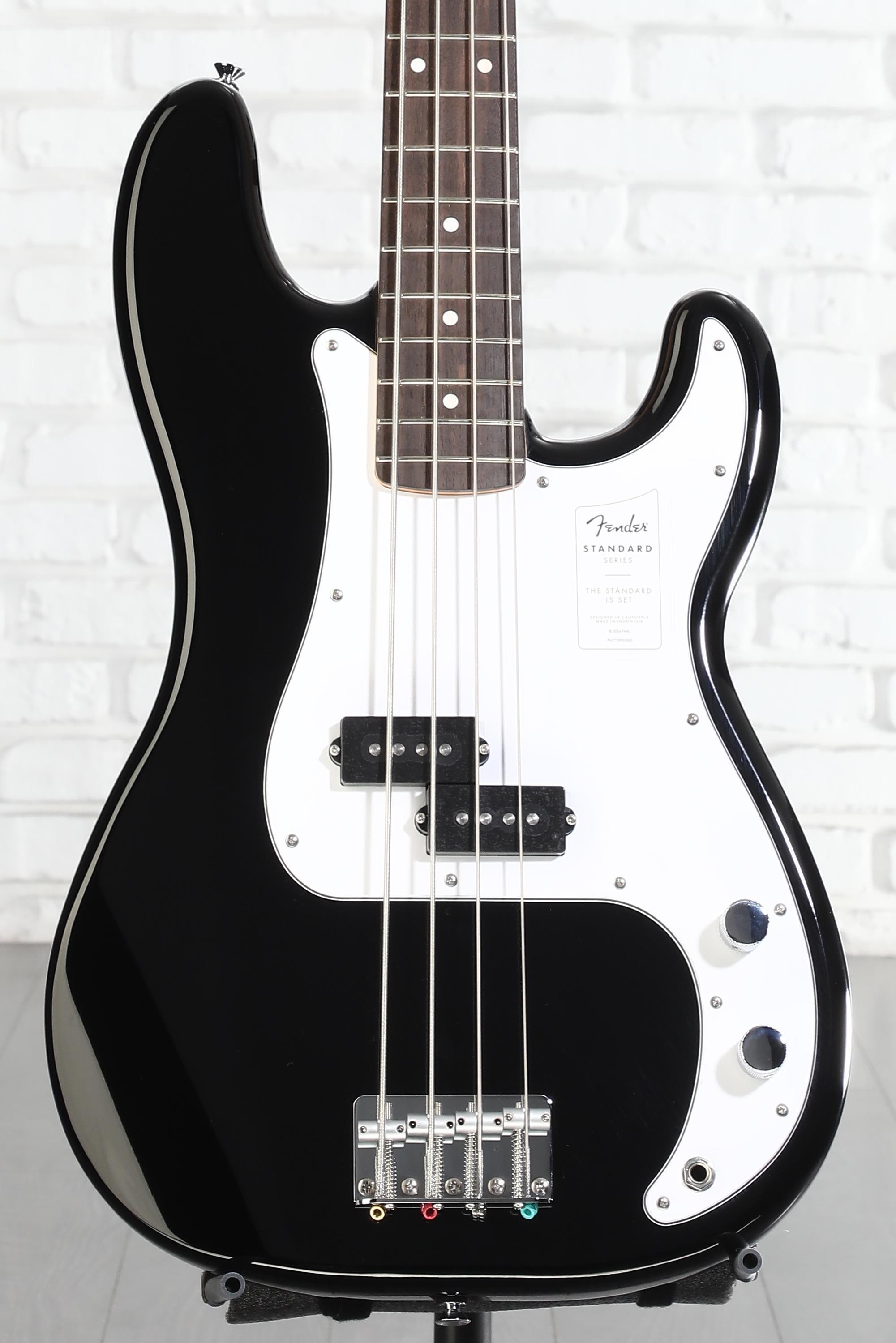 Fender Standard Precision Bass - Black, Laurel Fingerboard