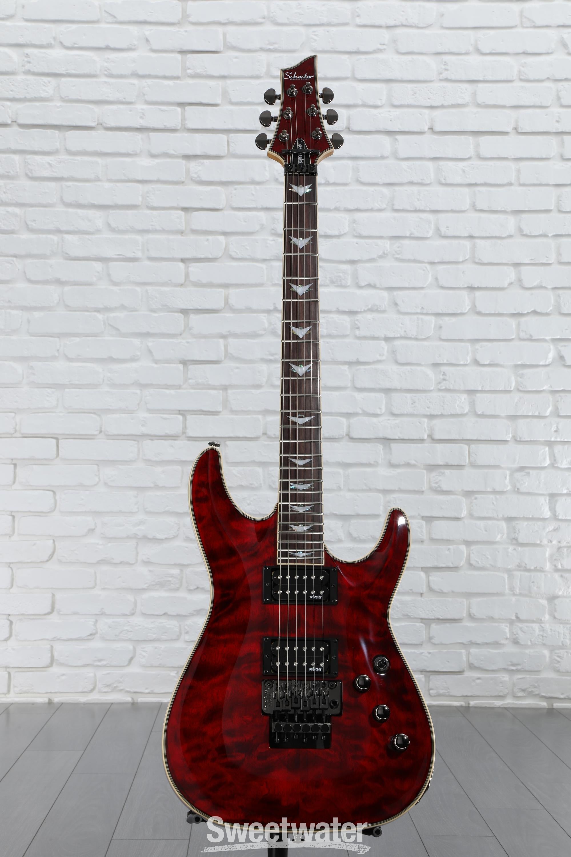 Schecter Omen Extreme-6 FR Electric Guitar - Black Cherry