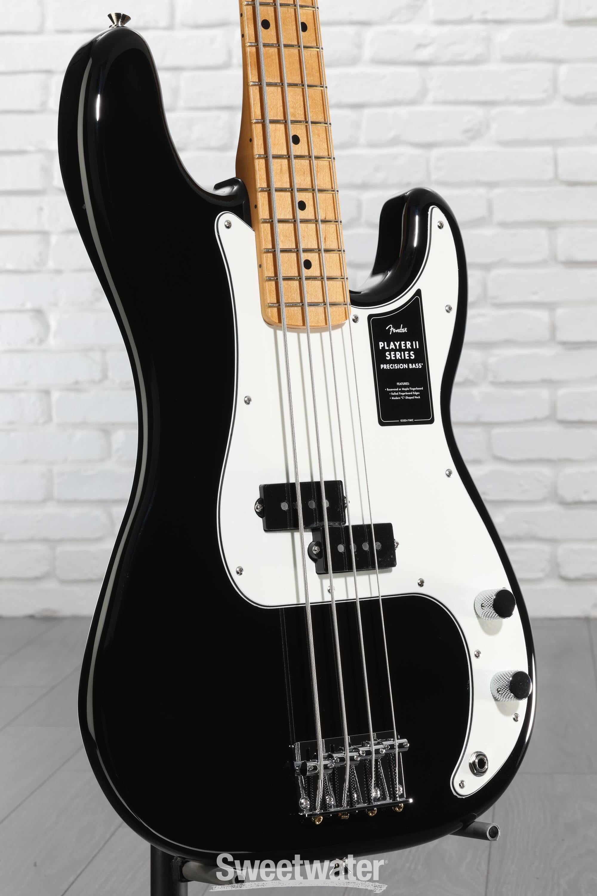 本日限定価格Fender Player Ⅱ Precision Bass BLK Fender Player II Precision Bass - Black | Sweetwater