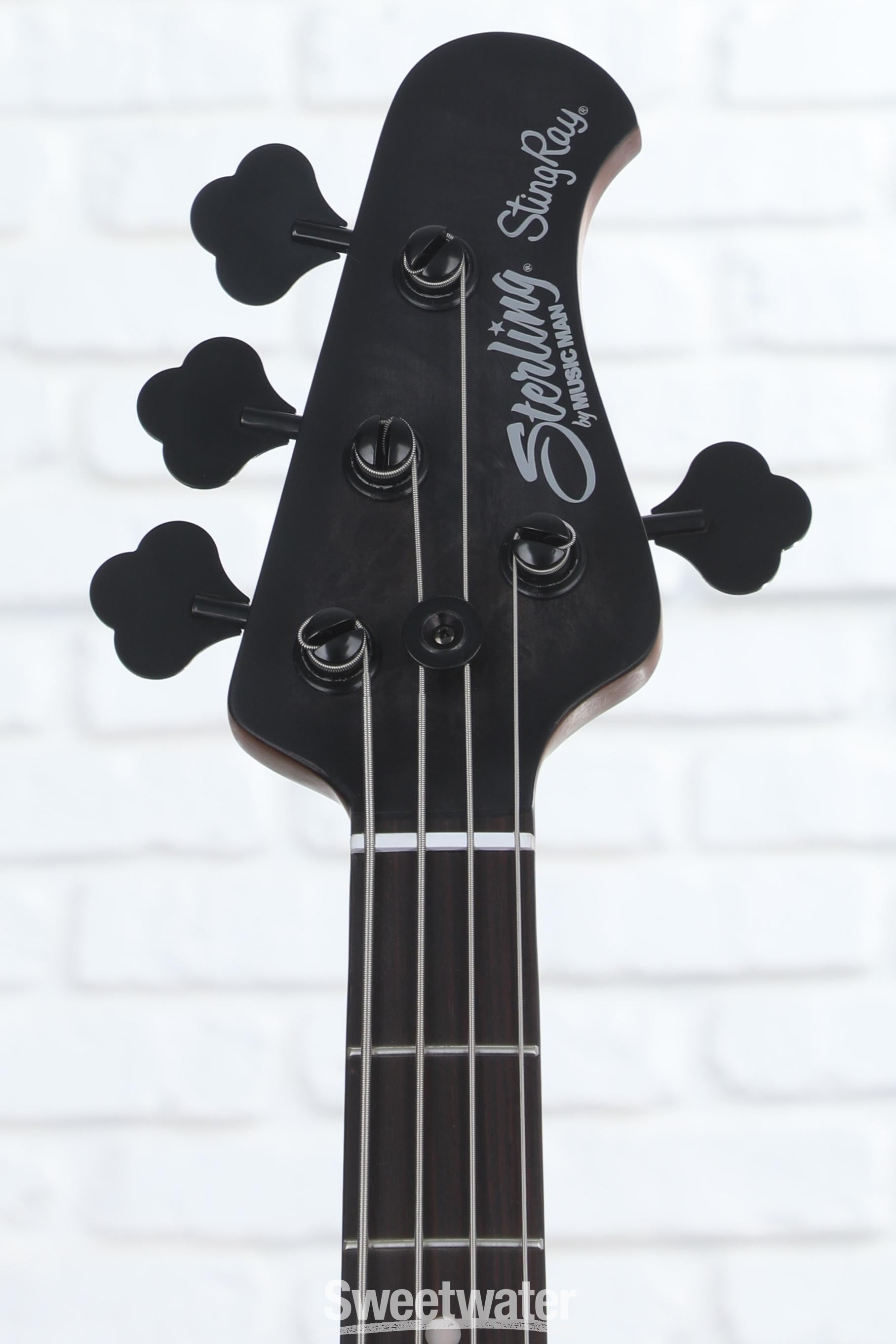Sterling By Music Man StingRay RAY34PB Bass Guitar - Trans