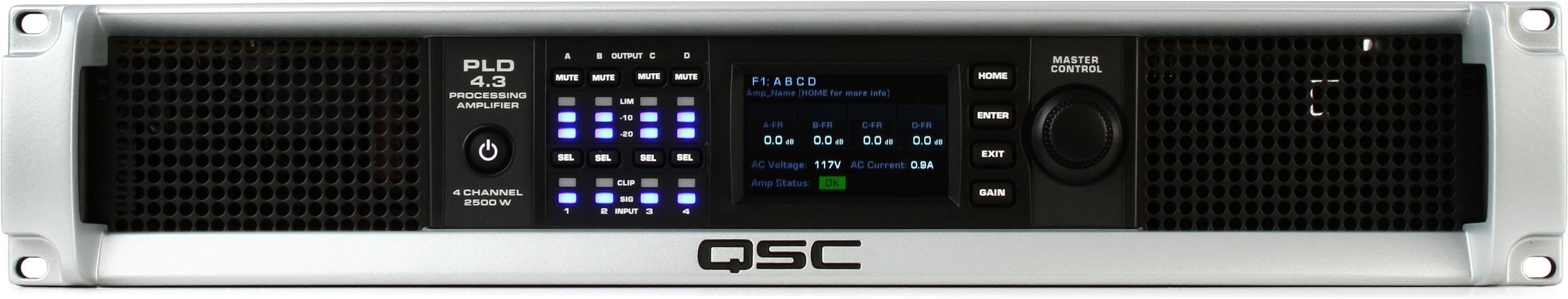 QSC PLD4.3 Power Amplifier with DSP | Sweetwater