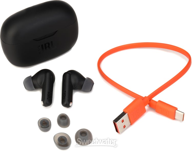 JBL Vibe Beam True Wireless Earbuds Black Sweetwater