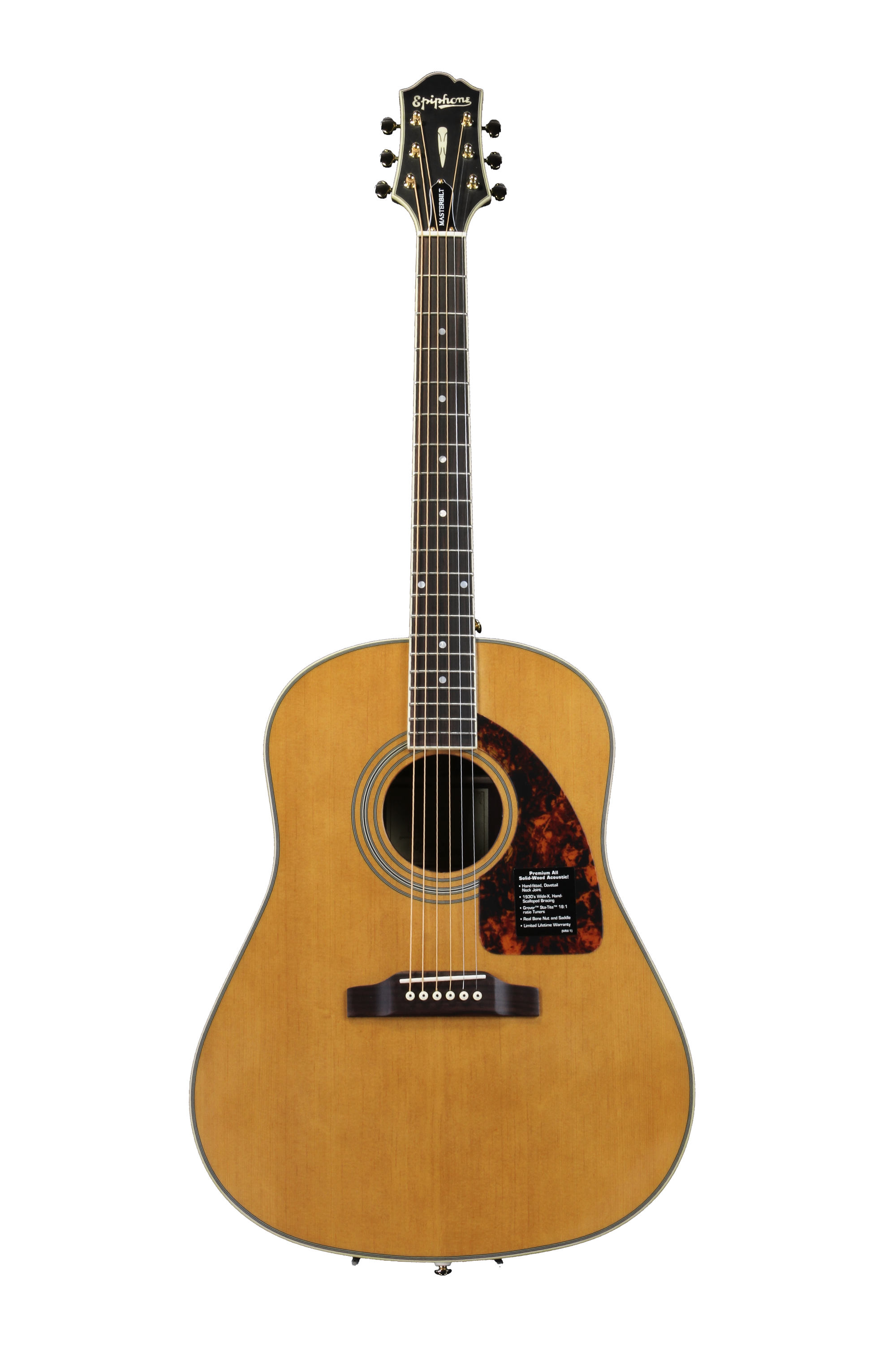 Epiphone AJ-500R - Natural Satin | Sweetwater Epiphone AJ-500R - Natural Satin | Sweetwater