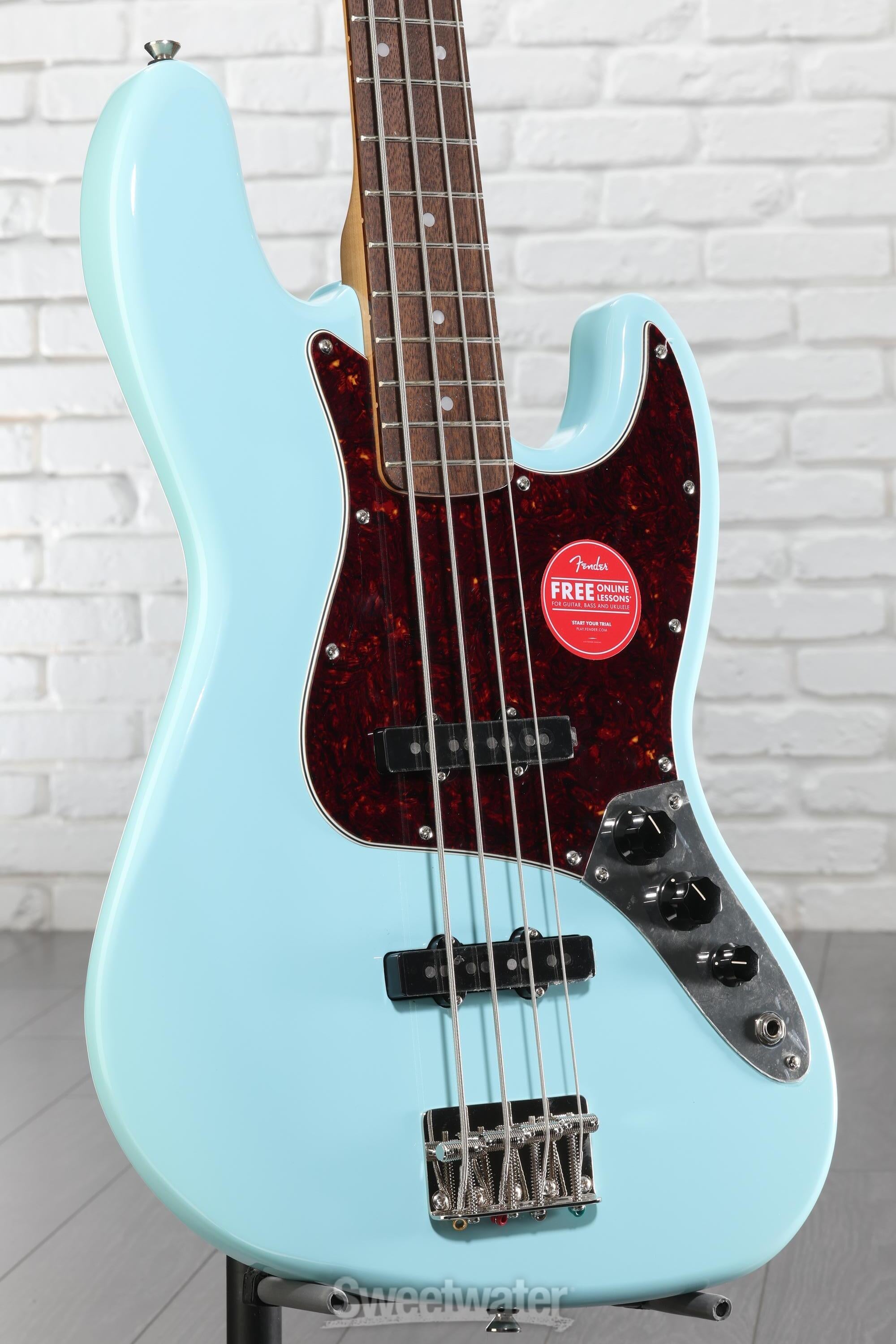 Squier Classic Vibe '60s Jazz Bass - Daphne Blue | Sweetwater