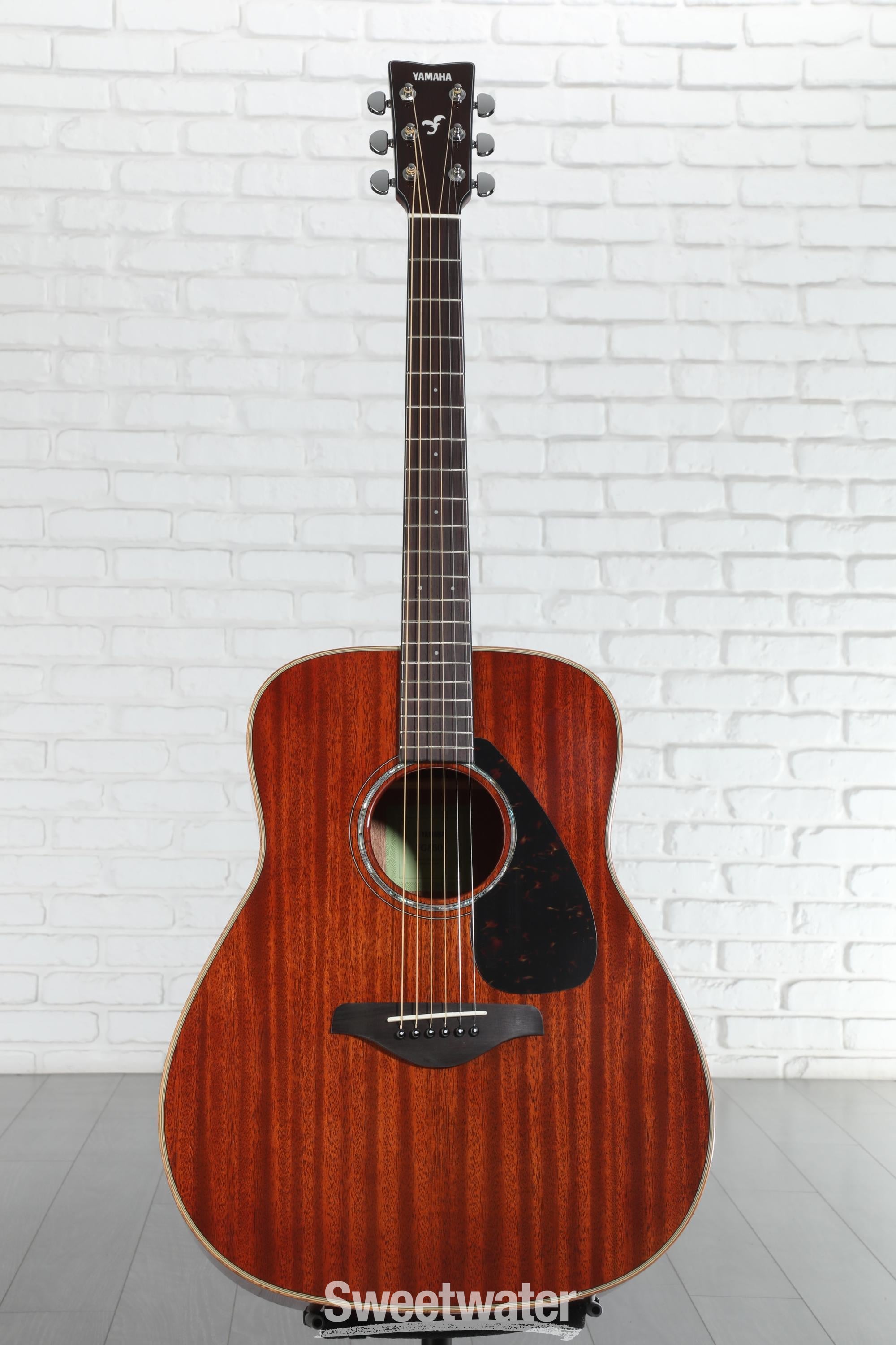 Yamaha FG850 Dreadnought Acoustic Guitar - Natural | Sweetwater