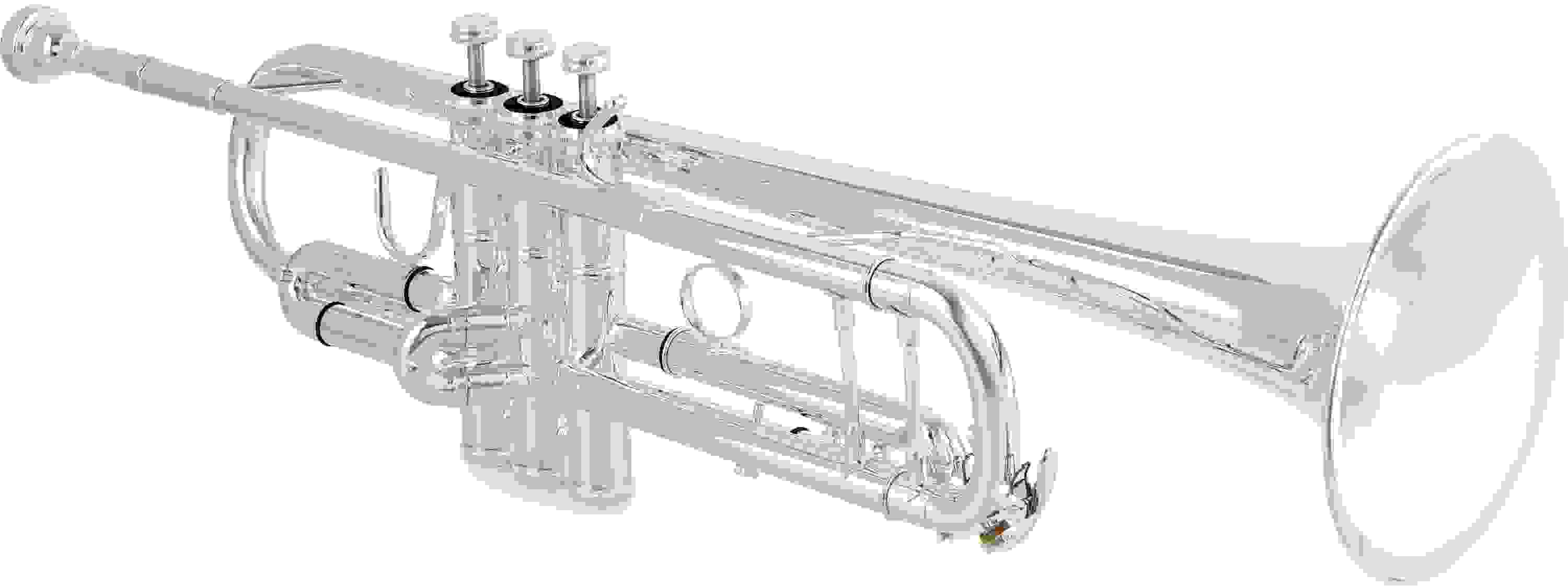 Tromana TRO-TR400 Intermediate Bb Trumpet - Silver Plated, Sweetwater Exclusive