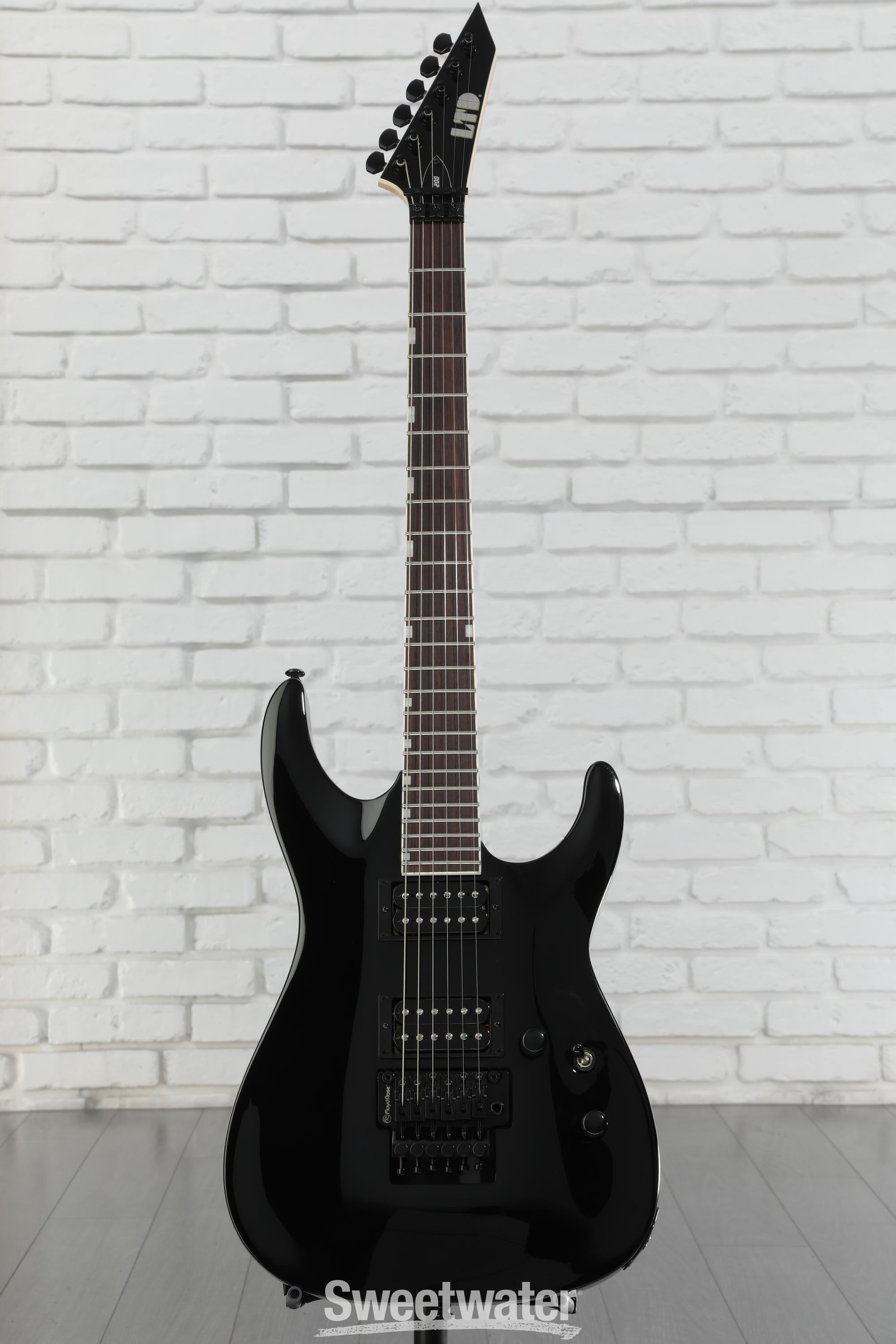 ESP LTD MH-200 Solidbody Electric Guitar - Black