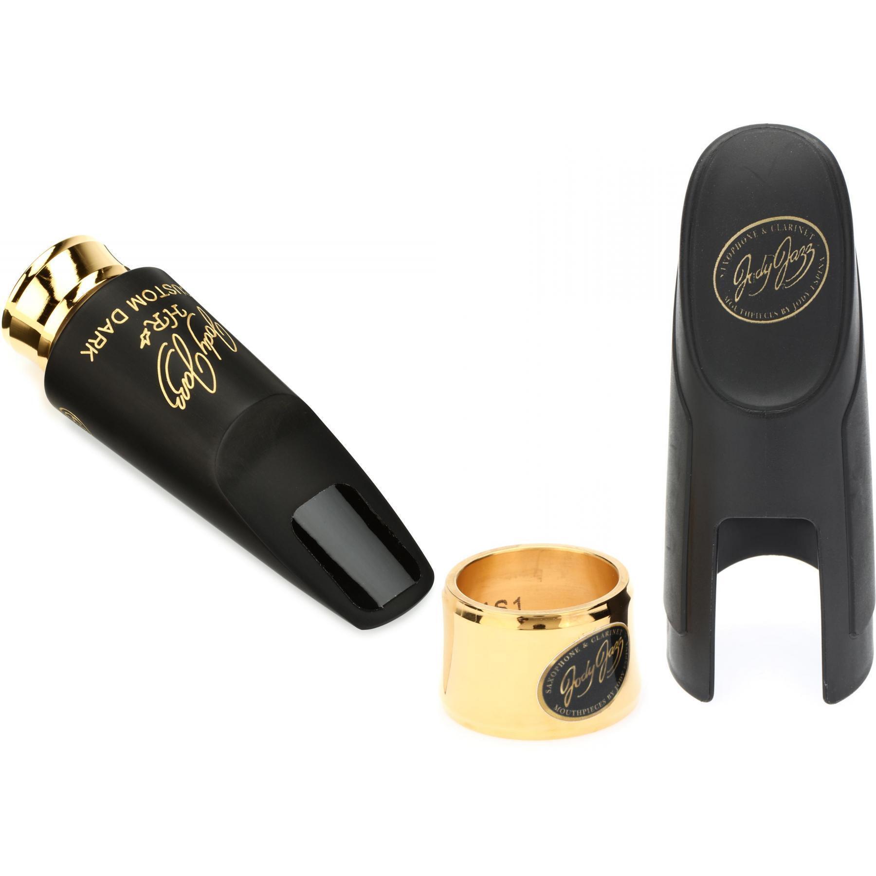 JodyJazz HR* Custom Dark Series Alto Saxophone Mouthpiece with