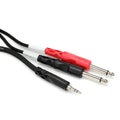 Photo of Hosa CMP-159 Stereo Breakout Cable - 3.5mm TRS Male to Left and Right 1/4-inch TS Male - 10 foot