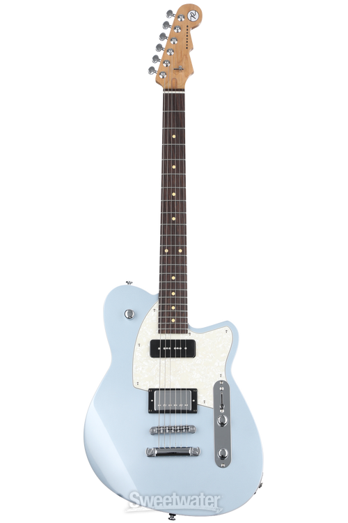 Reverend Double Agent OG Electric Guitar - Silver Freeze with Rosewood  Fingerboard | Sweetwater