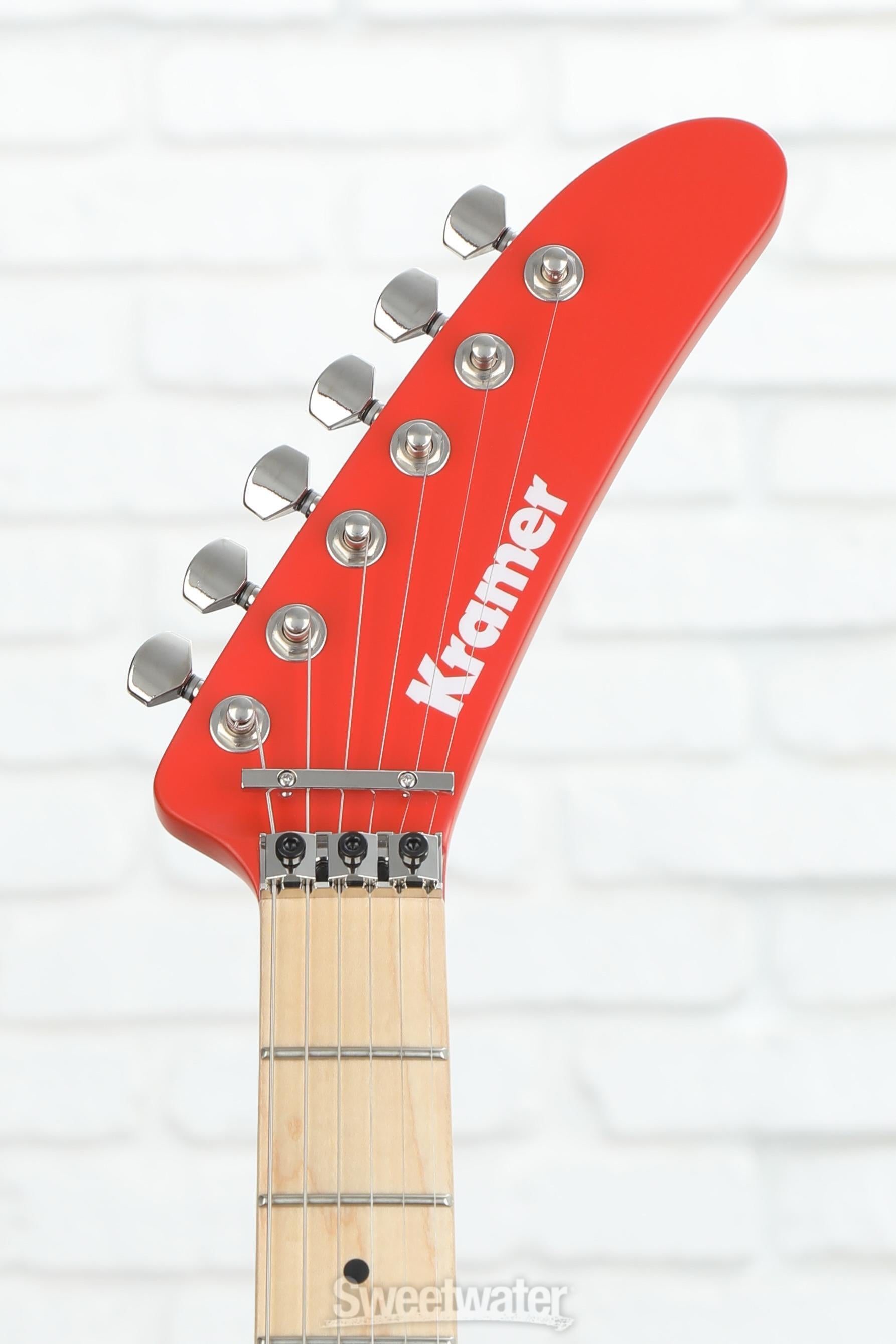 Kramer The 84 Electric Guitar - Eruption Red Satin | Sweetwater